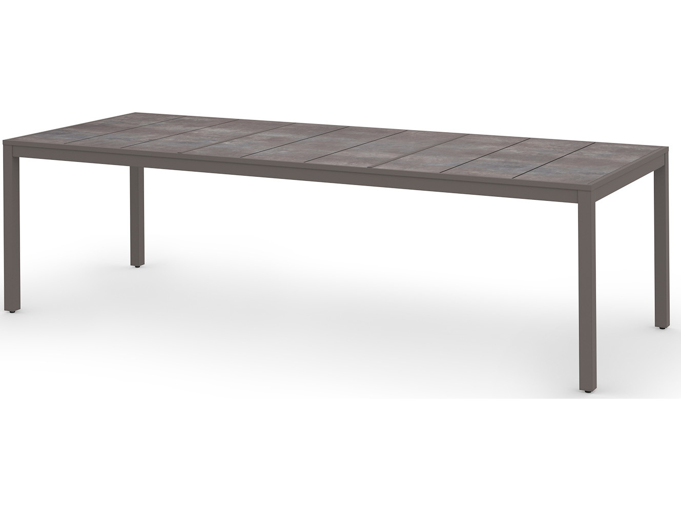MamaGreen Allux Aluminum Rectangular Outdoor Patio Dining Table MMGMZ433