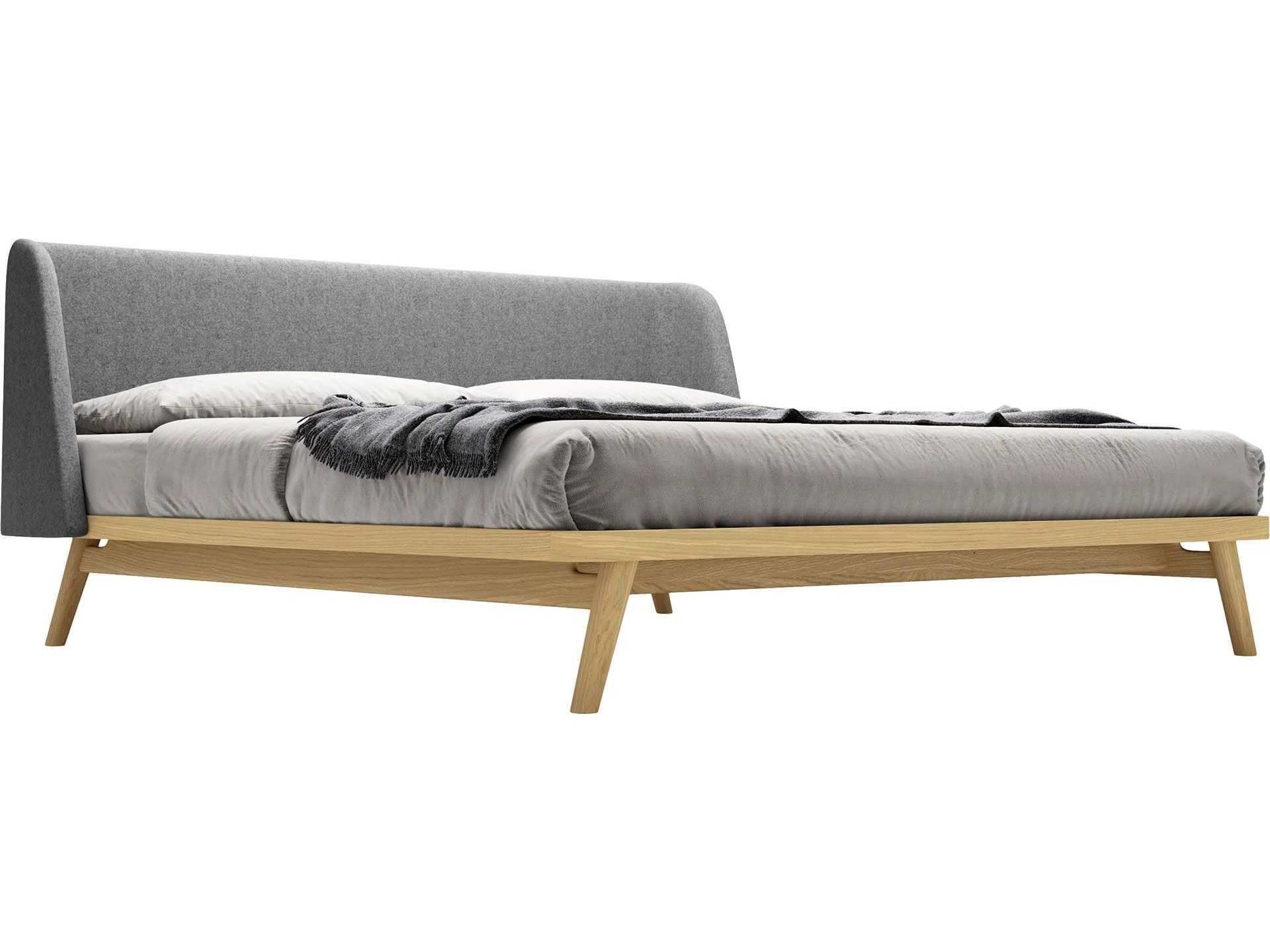 Modloft Haru Natural Oak Queen Platform Bed MOLDESKA014637QNAT