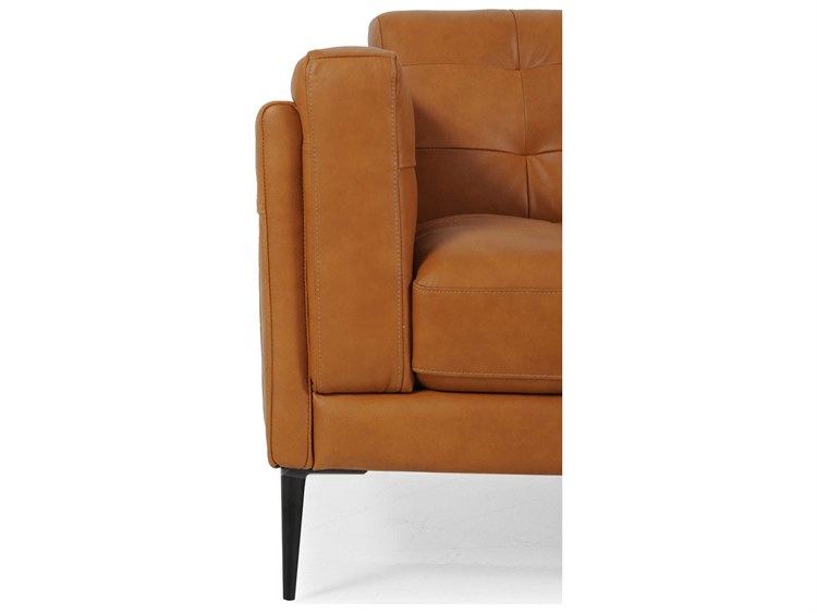 Moroni Murray 81" Tan Leather Upholstered Sofa MOR44003BS1961