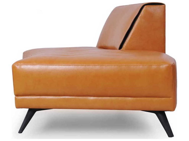 Moroni Casablanca 142" Wide Leather Upholstered Sectional Sofa