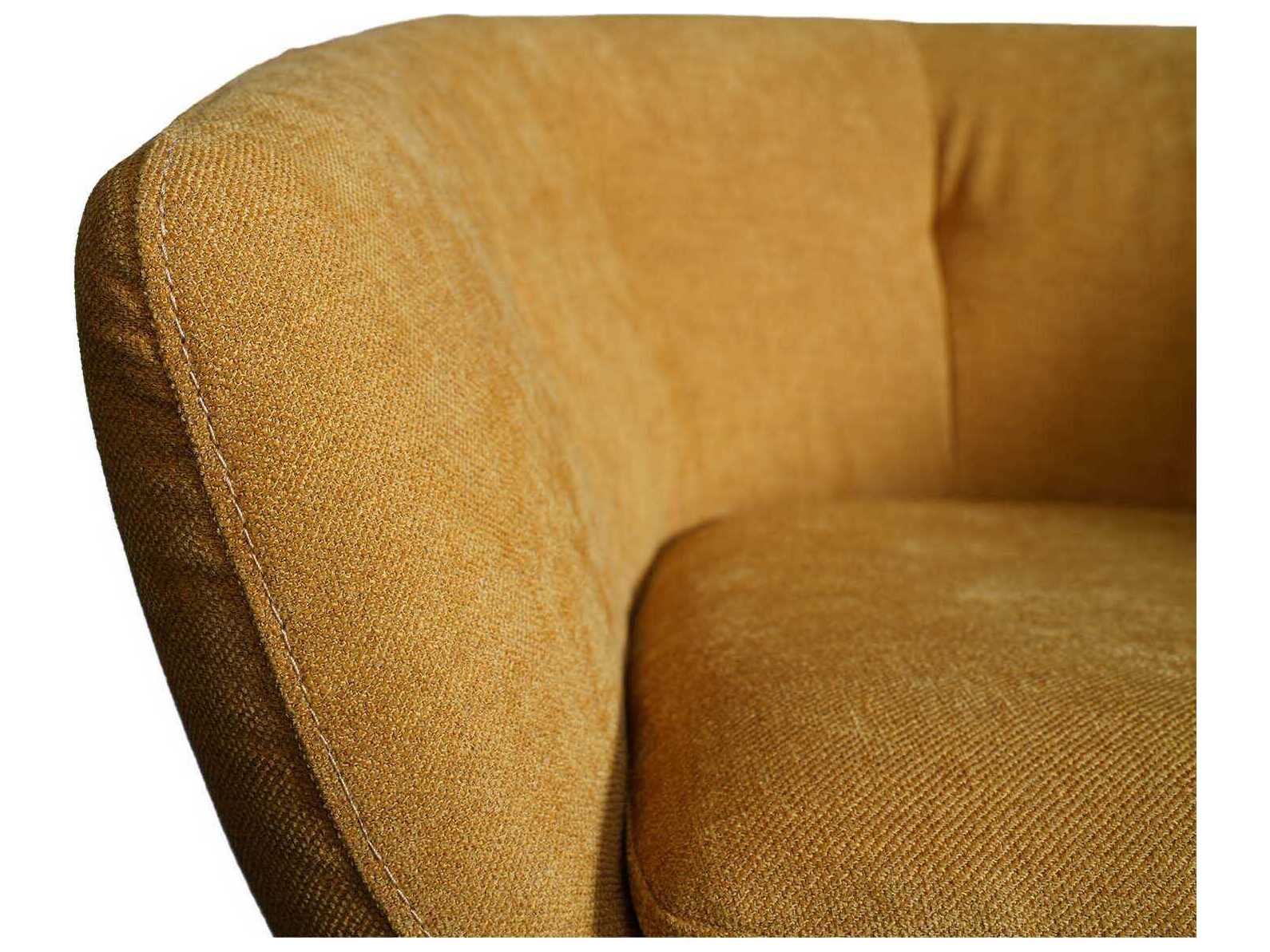 Moroni Allison Swivel 31" Yellow Fabric Accent Chair MOR59906MF31229A