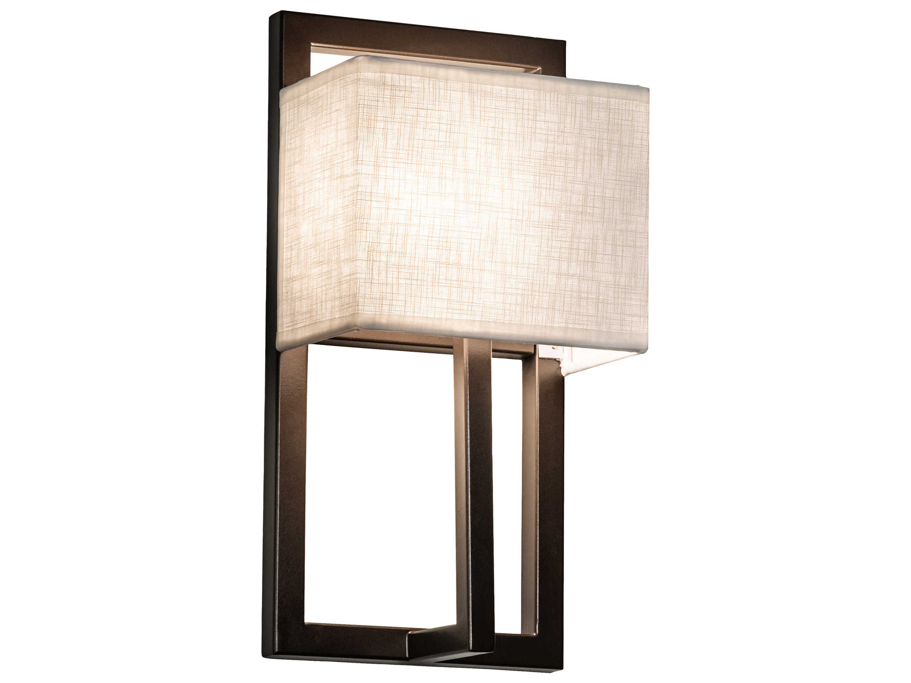 Meyda 12" Tall 1Light Bronze LED Wall Sconce MY189713
