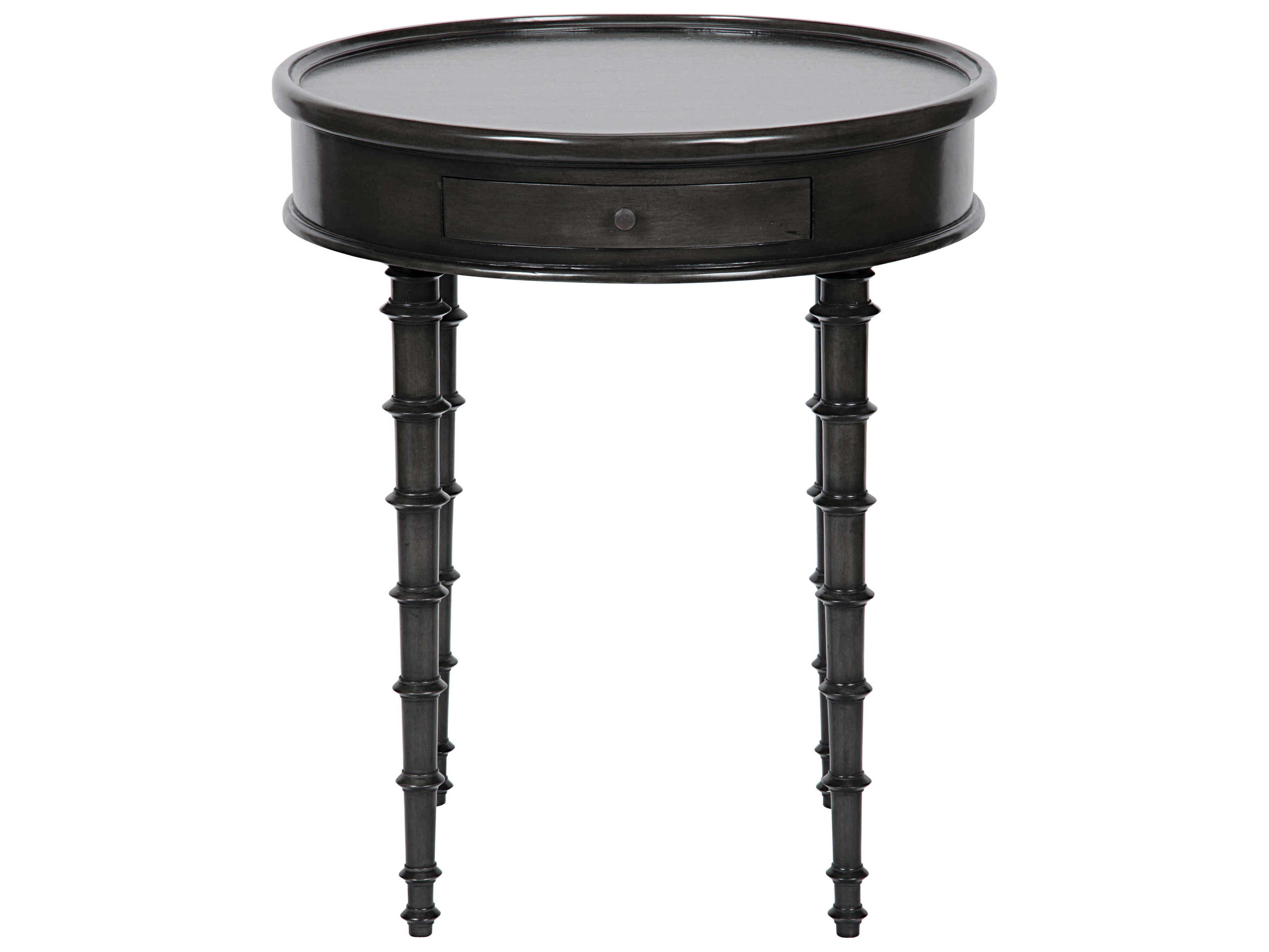 Noir Furniture Beatrix Pale 24.5'' Round Foyer Table NOIGTAB728P