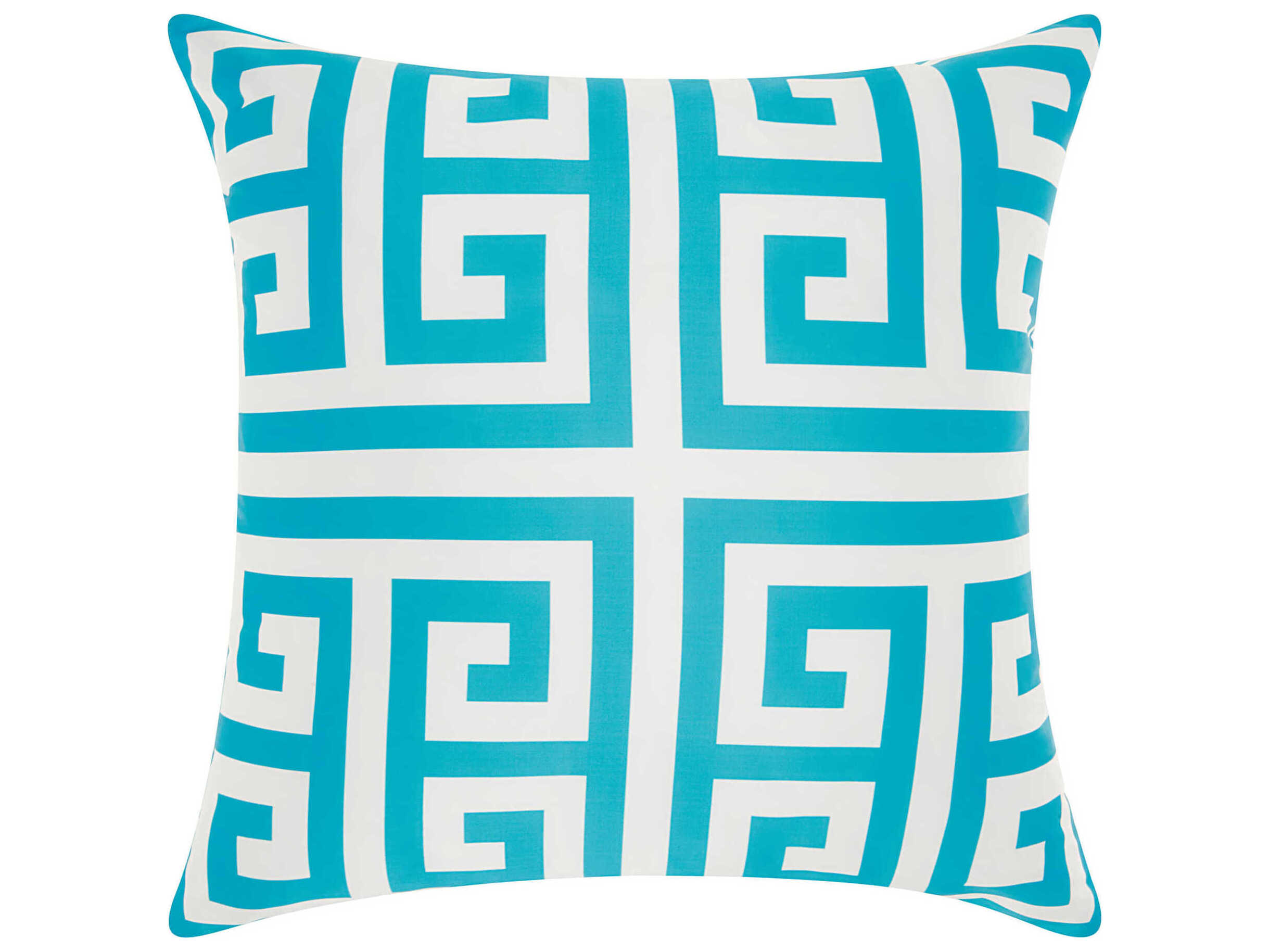 Nourison Outdoor Pillows Turquoise 20'' x 20'' Pillow NRAS047TURQU