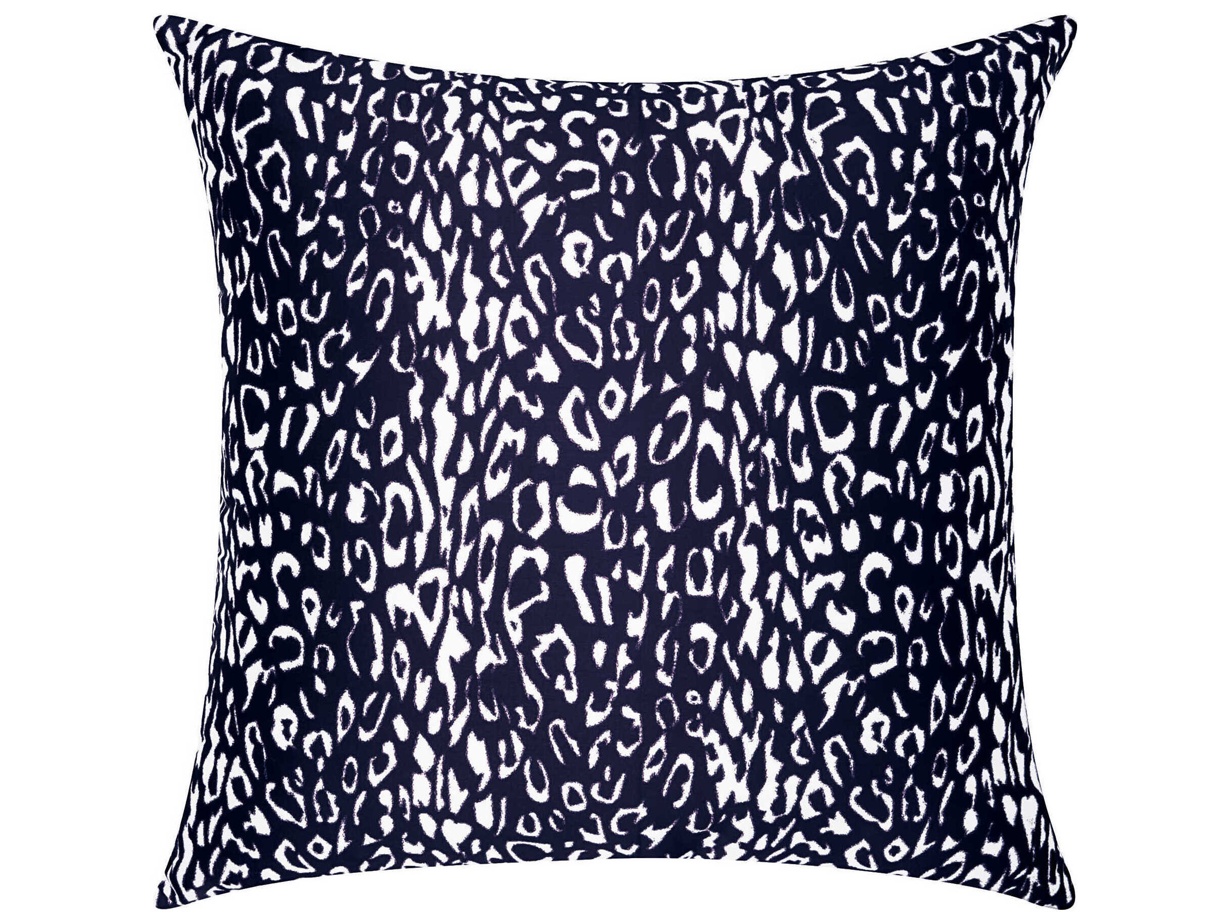 Nourison Outdoor Pillows Black 20'' x 20'' Pillow NRAS524BLACK