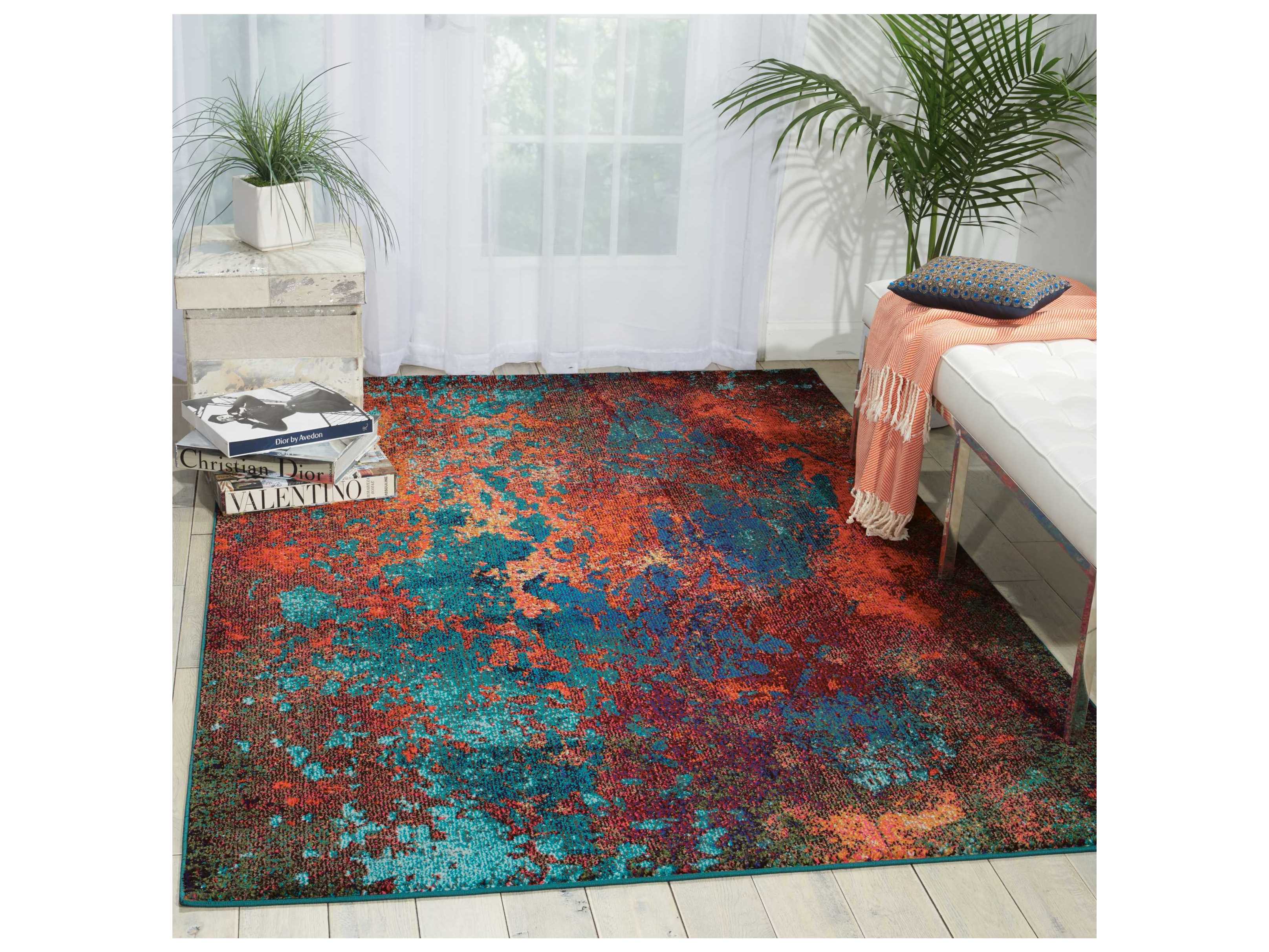 Nourison Celestial Abstract Area Rug NRCES08ATLTC