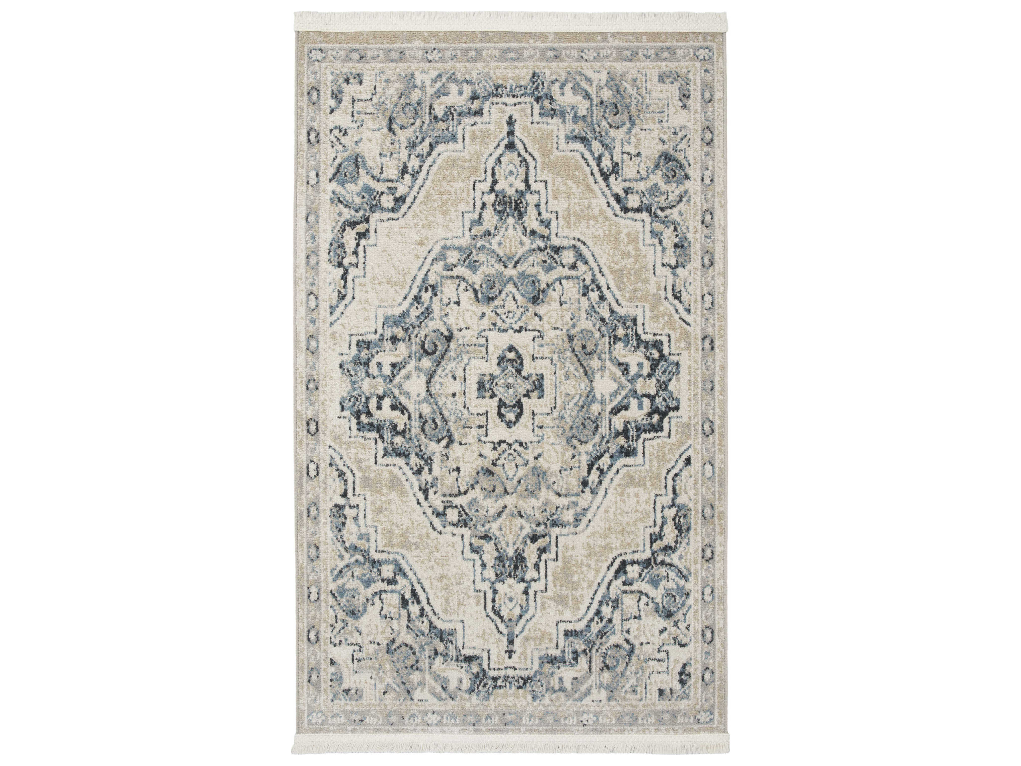Nourison Carina Bordered Area Rug NRCNA01LTBIV