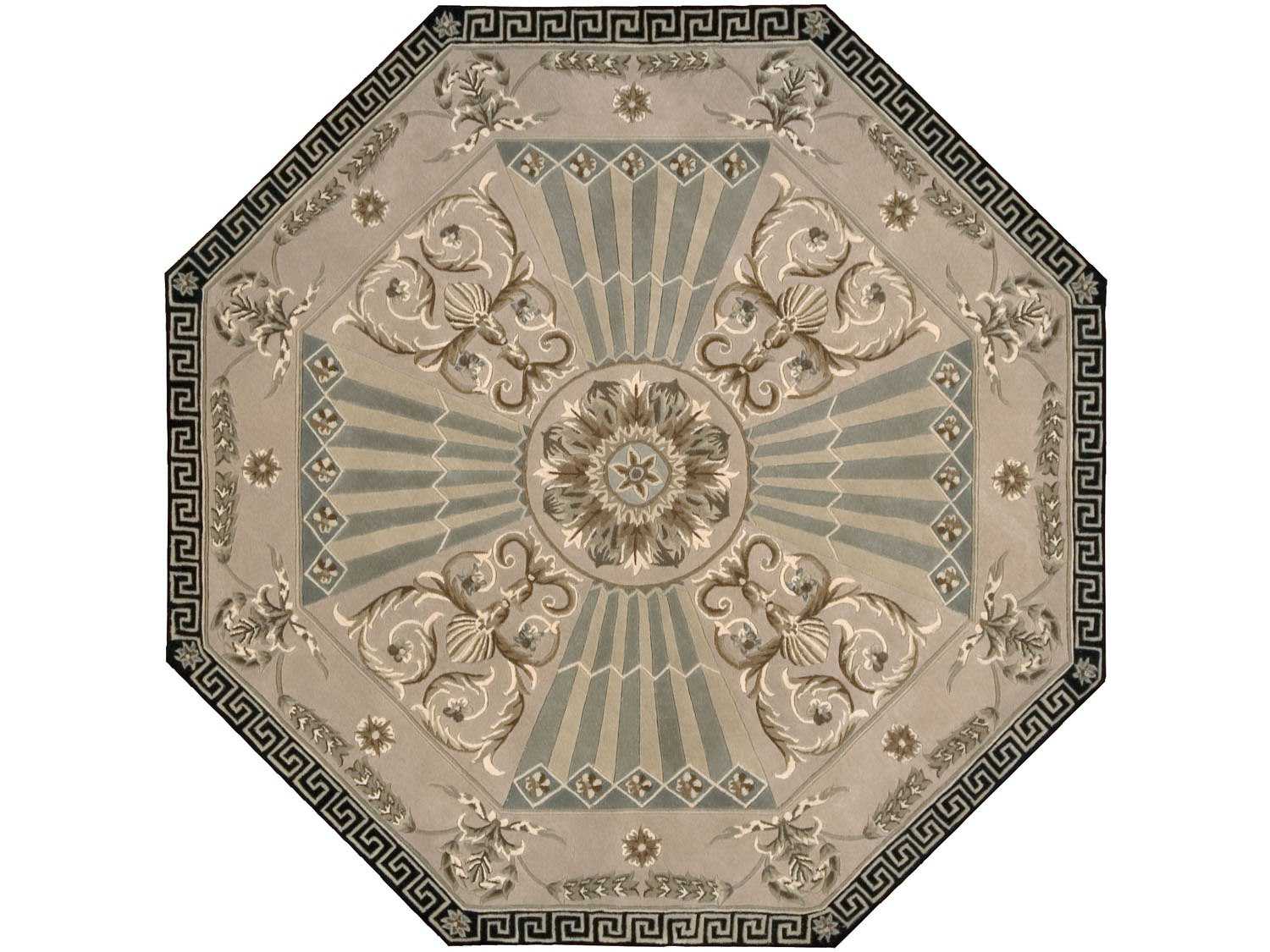 Nourison Versailles Palace 6' Octagon Beige Area Rug VP03BGEOCT