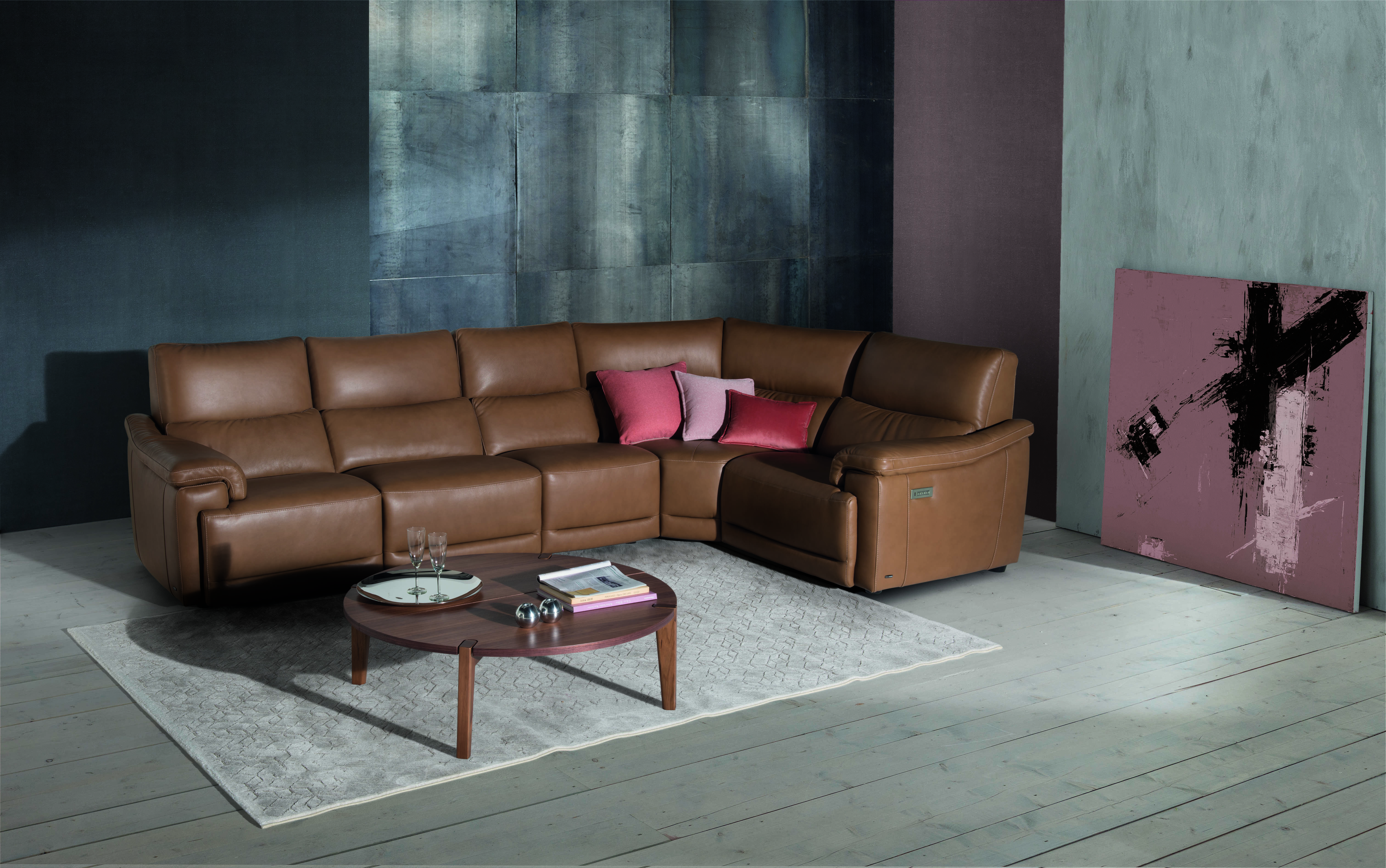 Natuzzi Editions Brama Sectional Sofa NTZC070000001291076N52