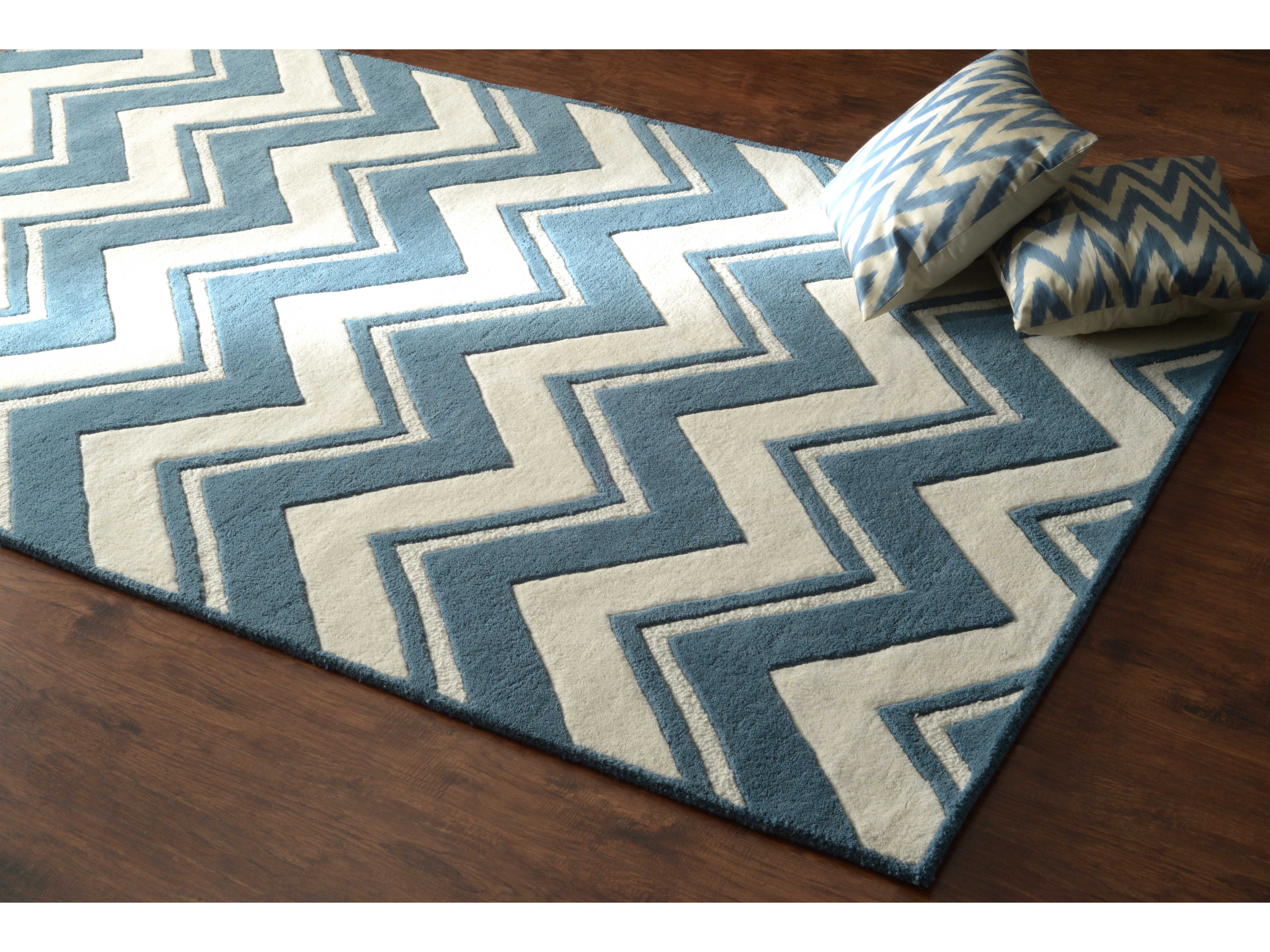 nuLOOM Gradient Blue Rectangular Area Rug NUAFGD43B