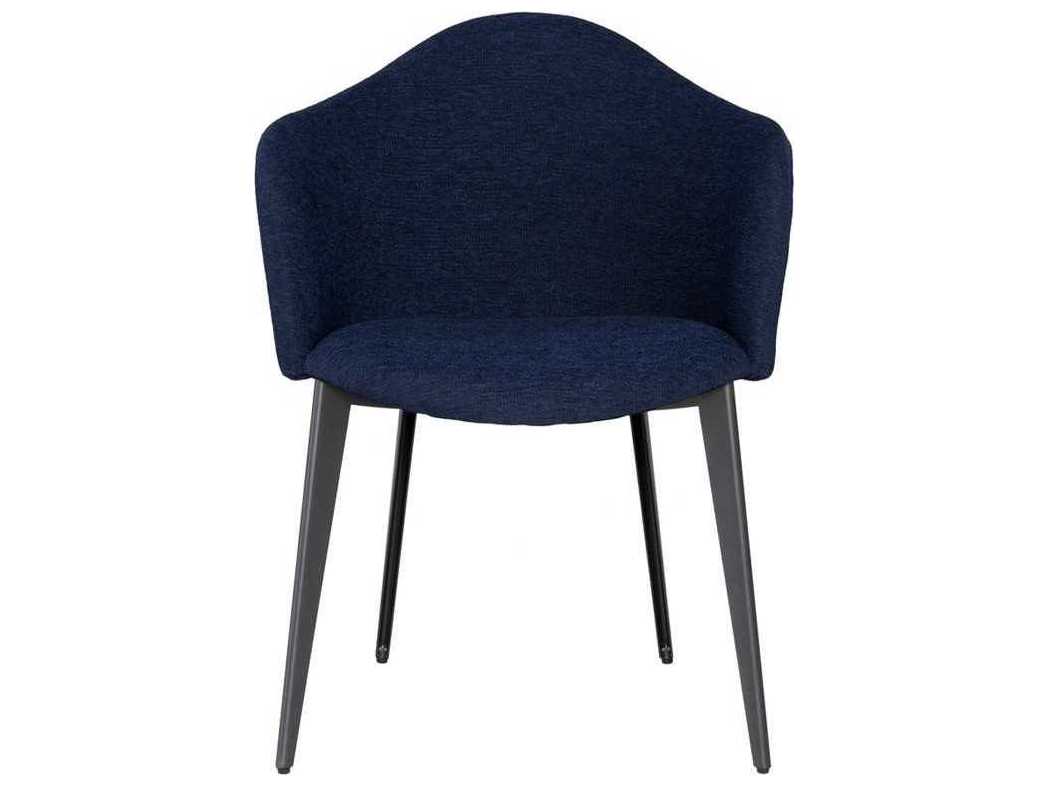 Nuevo Blue Fabric Upholstered Arm Dining Chair NUEHGNE314