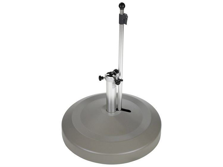 Oasis Rolling Bases 130lb Zinc Plated Round Umbrella Base 130R03