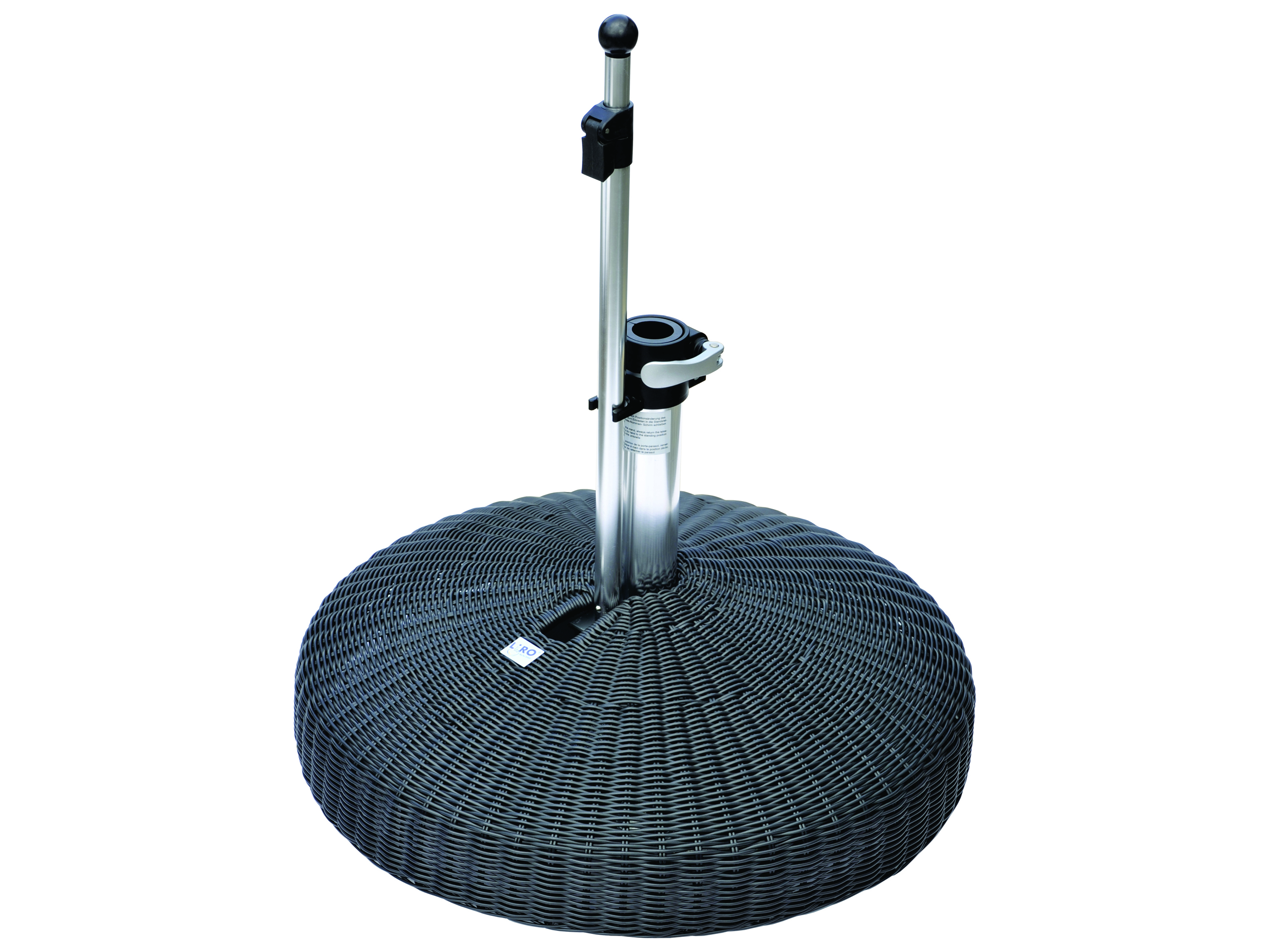 Oasis Rolling Bases 130lb Wicker Round Umbrella Base 130RW04