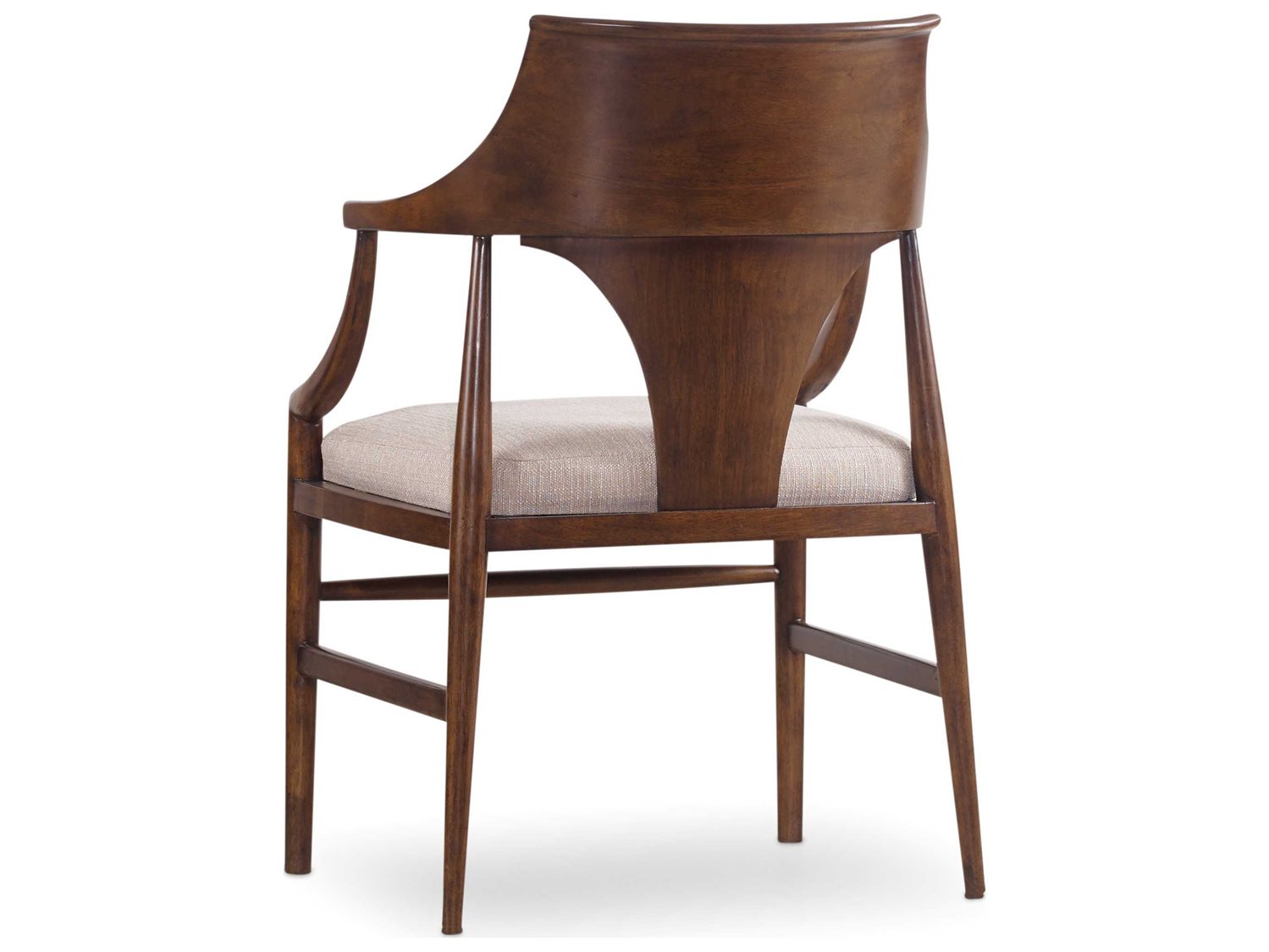 Hooker Furniture Studio 7H Medium Wood Jens Danish Dining Arm Chair