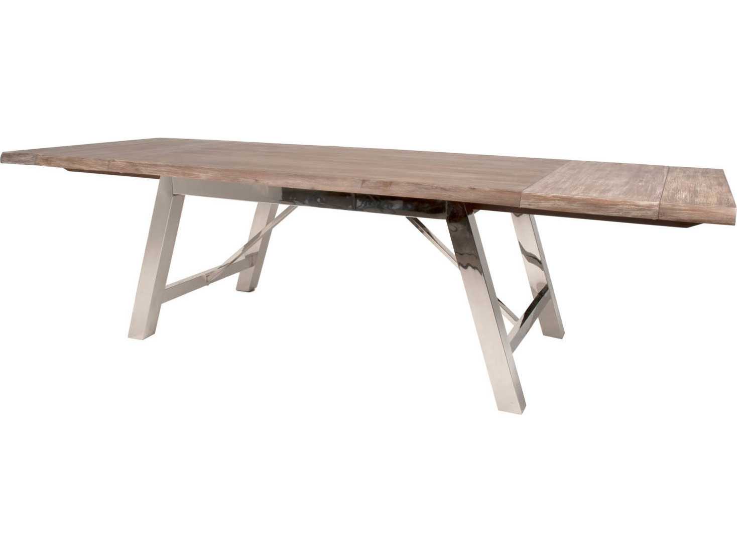 Orient Express Furniture Grayson 81''L x 41.5''W Gray Wash Extension