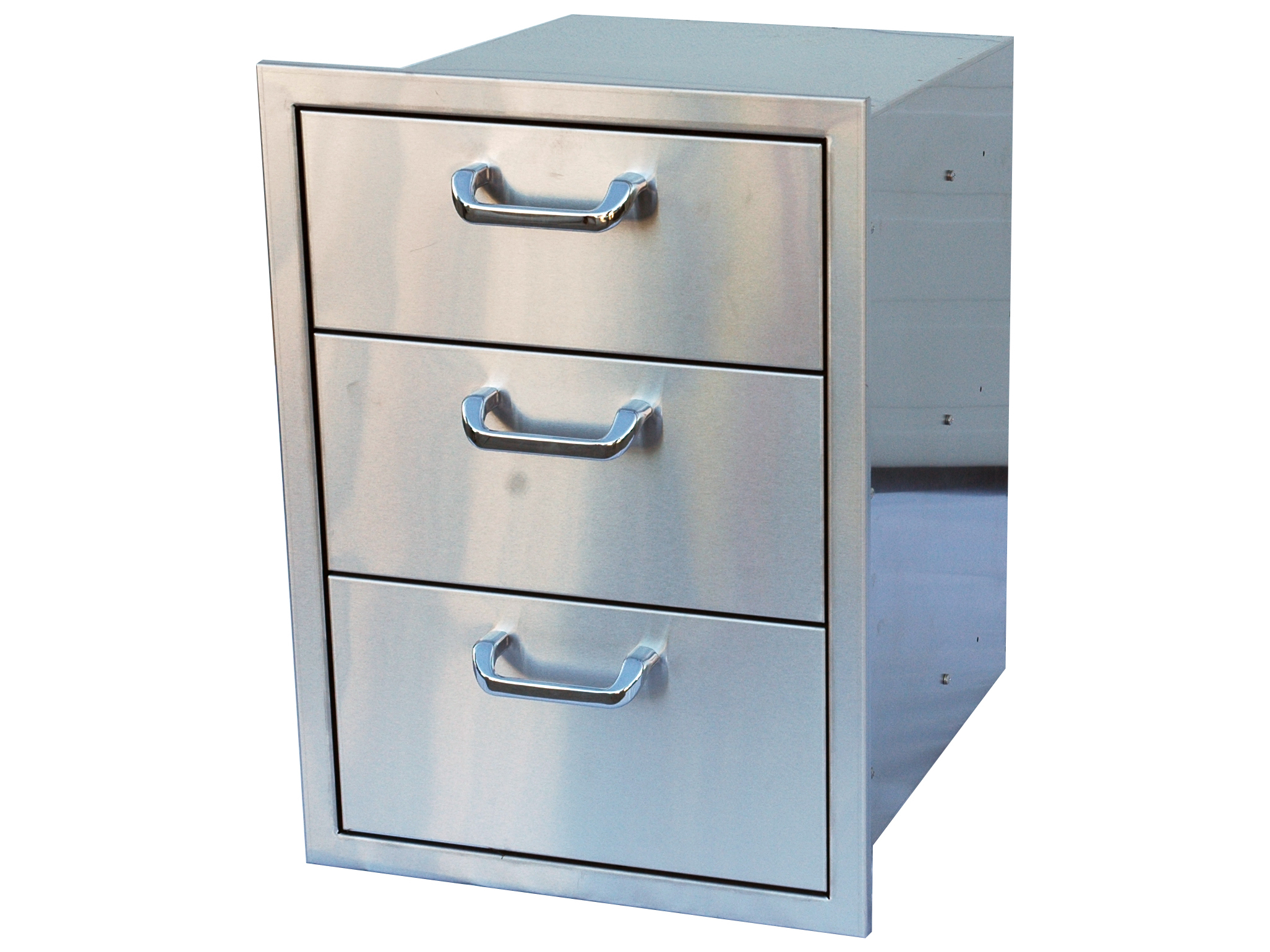 Outdoor Greatroom Stainless Steel (3) Drawer Storage OG3DRW