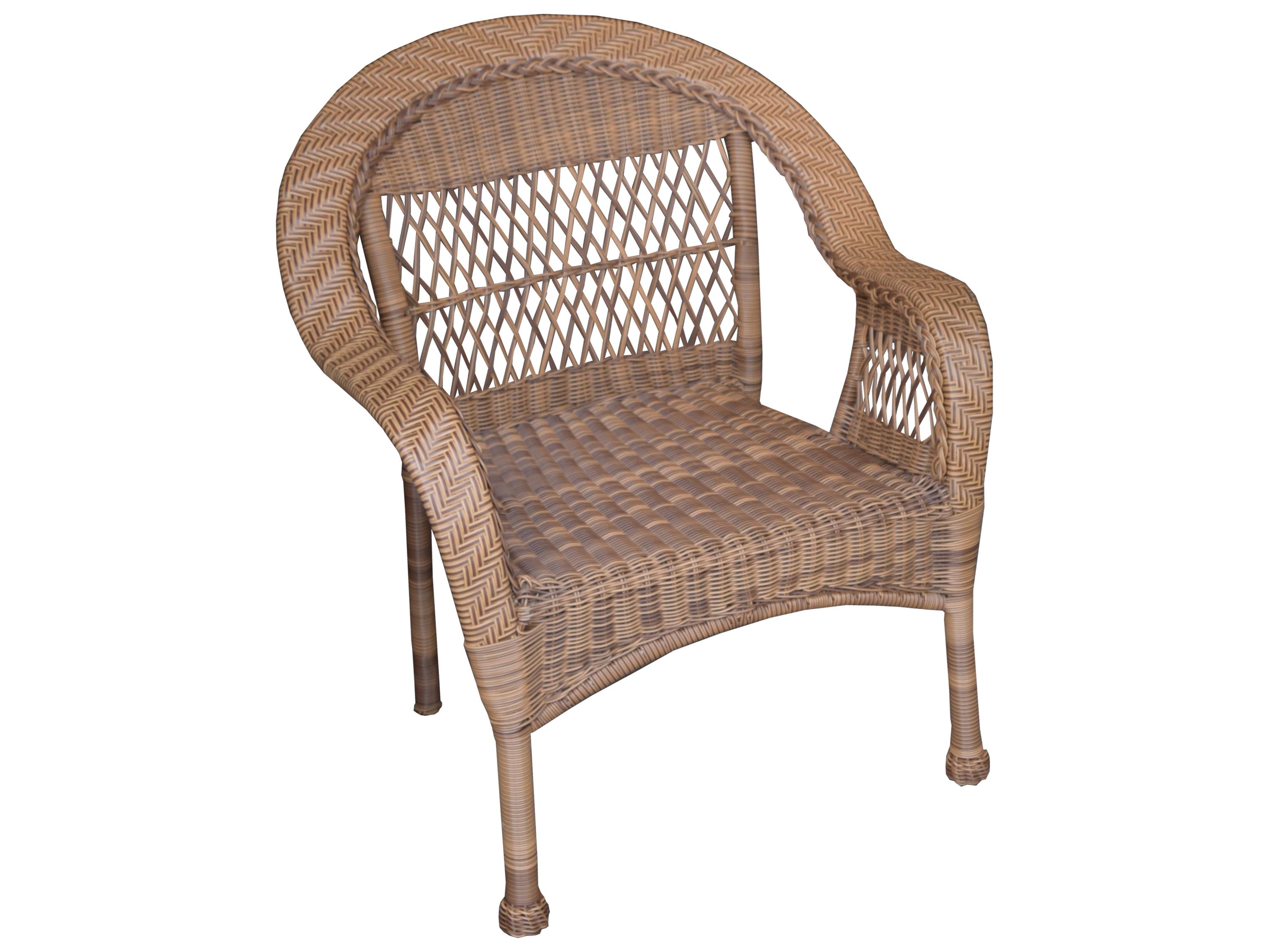 Wicker Dining Chairs With Arms Oakland Living Natural Wicker Dining Arm Chair OL9999CHAIRNT