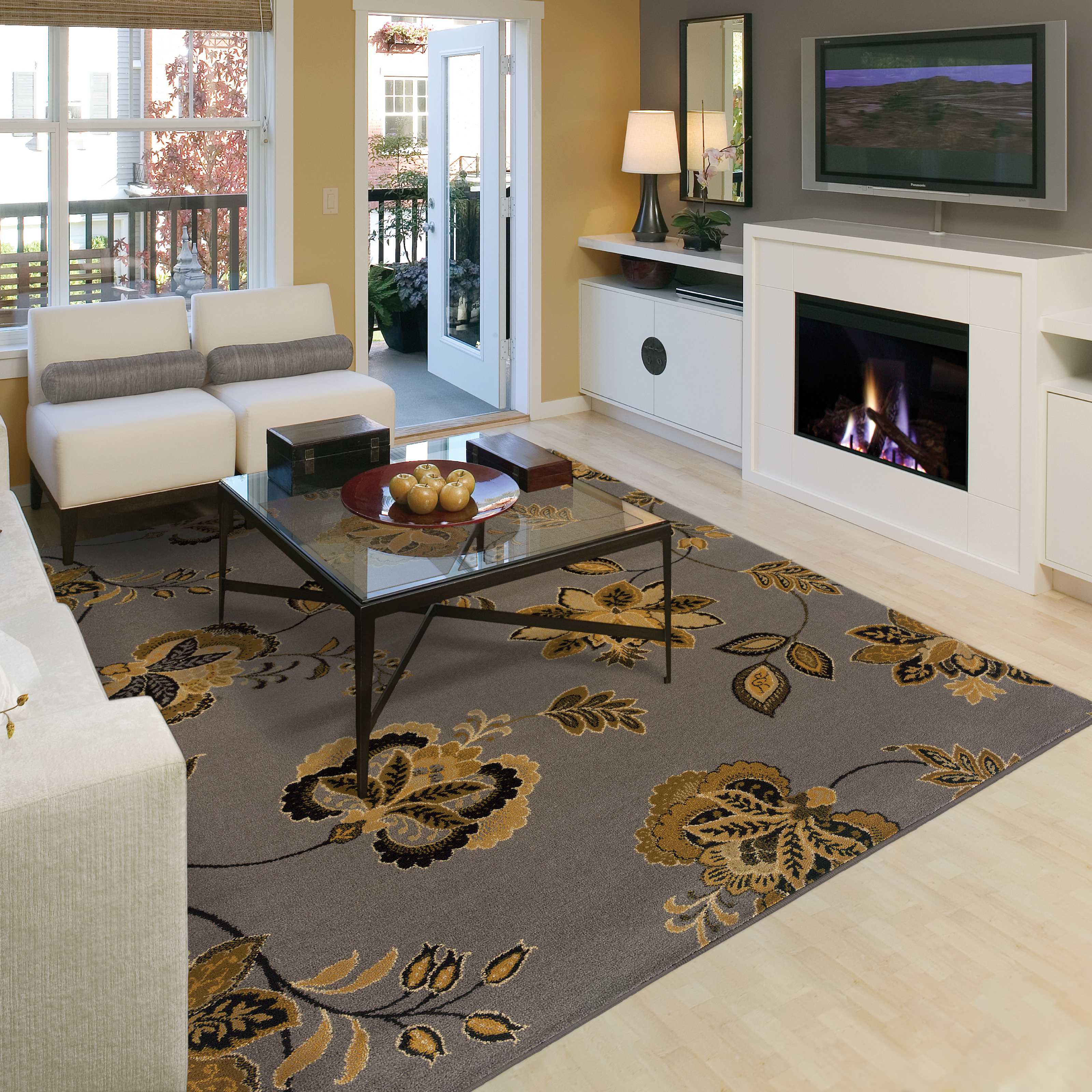 Oriental Weavers Stella Rectangular Gray Area Rug OR3214A