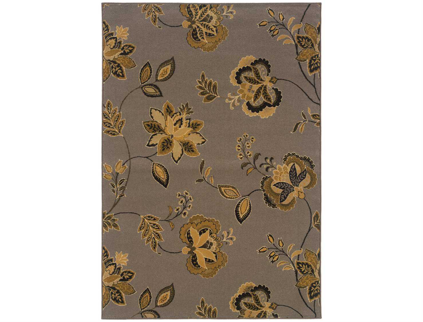 Oriental Weavers Stella Rectangular Gray Area Rug OR3214A