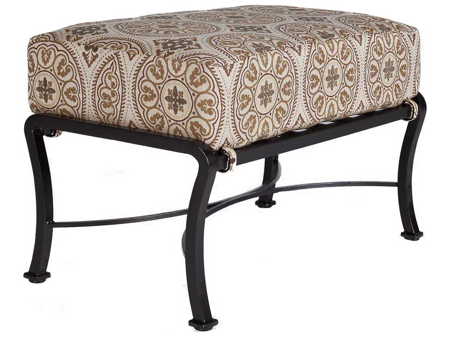 OW Lee Classico Wrought Iron 84 x 44 Rectangular Dining Table 94484G