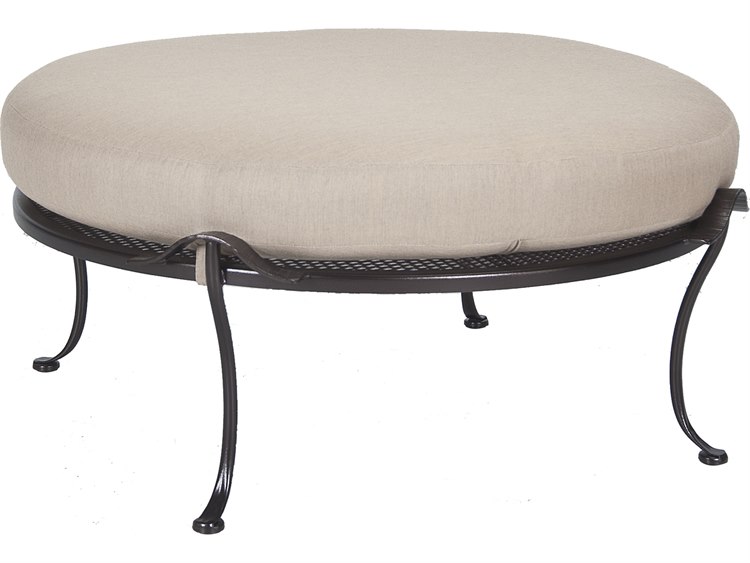 OW Lee Monterra Wrought Iron Ottoman OW422O