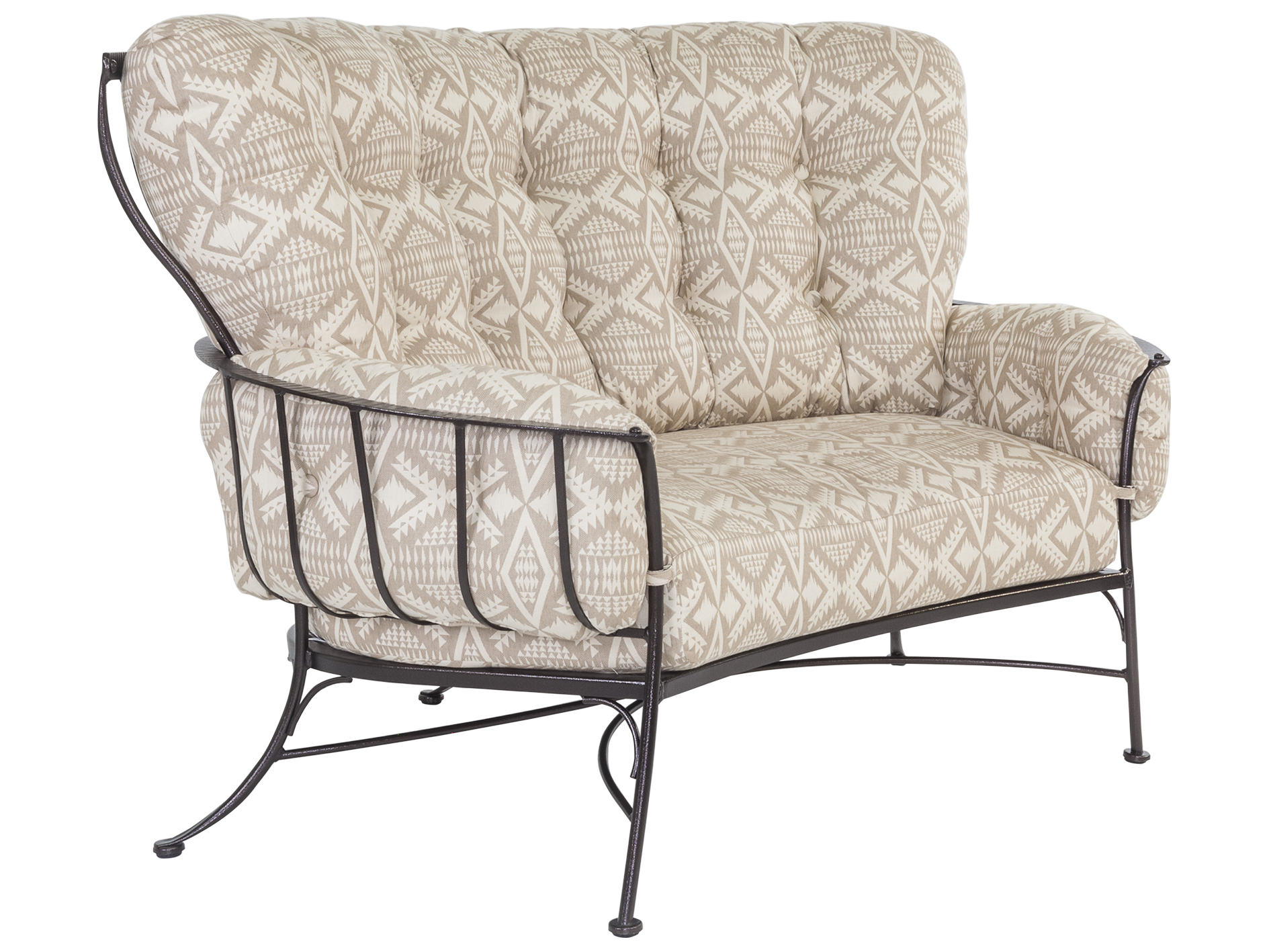 OW Lee Monterra Wrought Iron Two Seat Cuddle Chair OW4262S