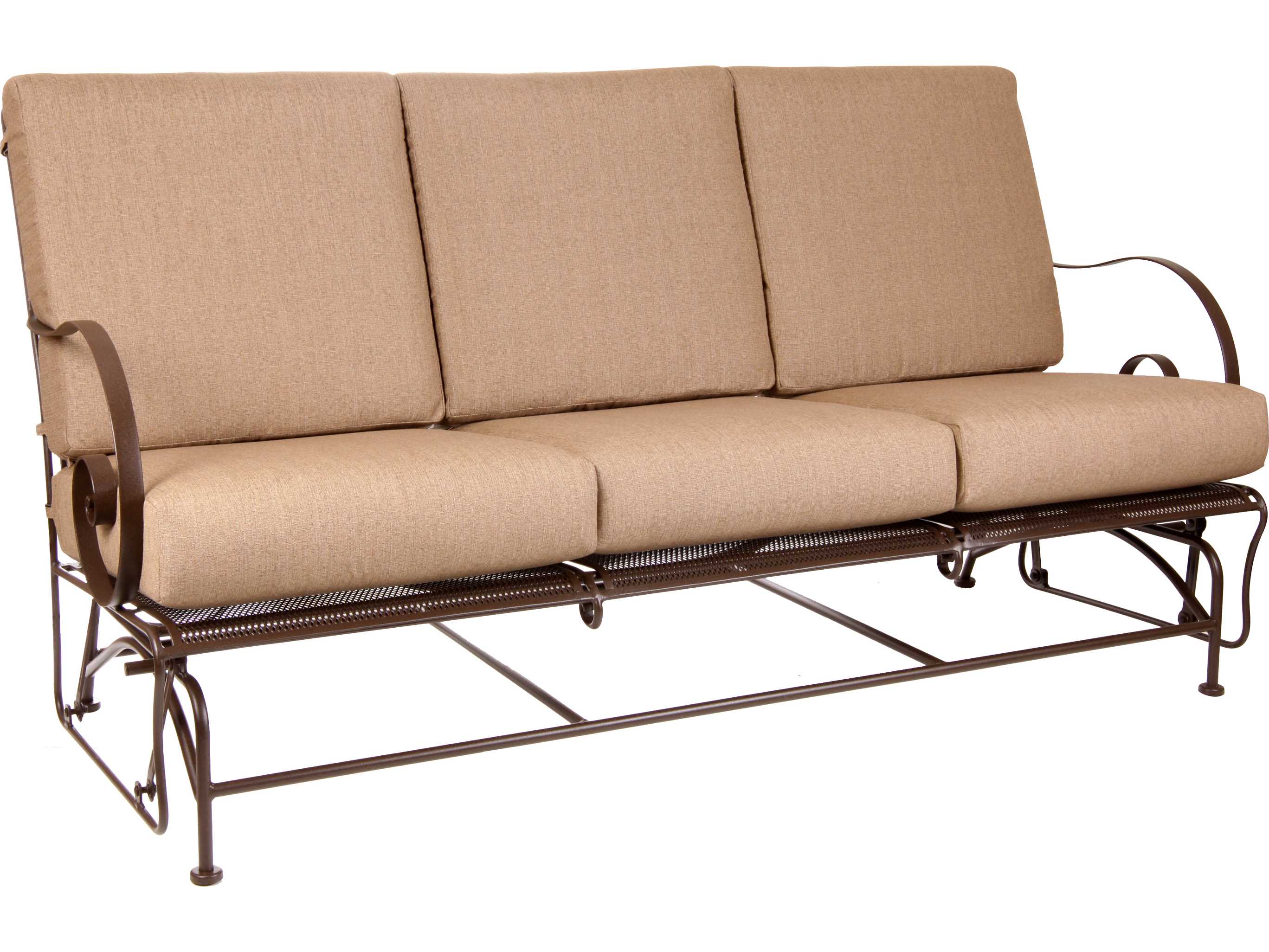 OW Lee Avalon Wrought Iron Glider Sofa 43553G