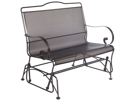 OW Lee Classico Wide Arms Wrought Iron Loveseat Glider ... (460 x 345 Pixel)