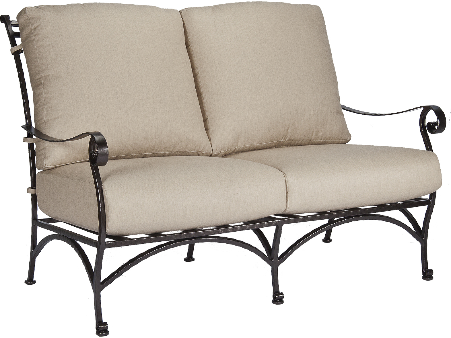 OW Lee San Cristobal Wrought Iron Two Seat Sofa 6952S