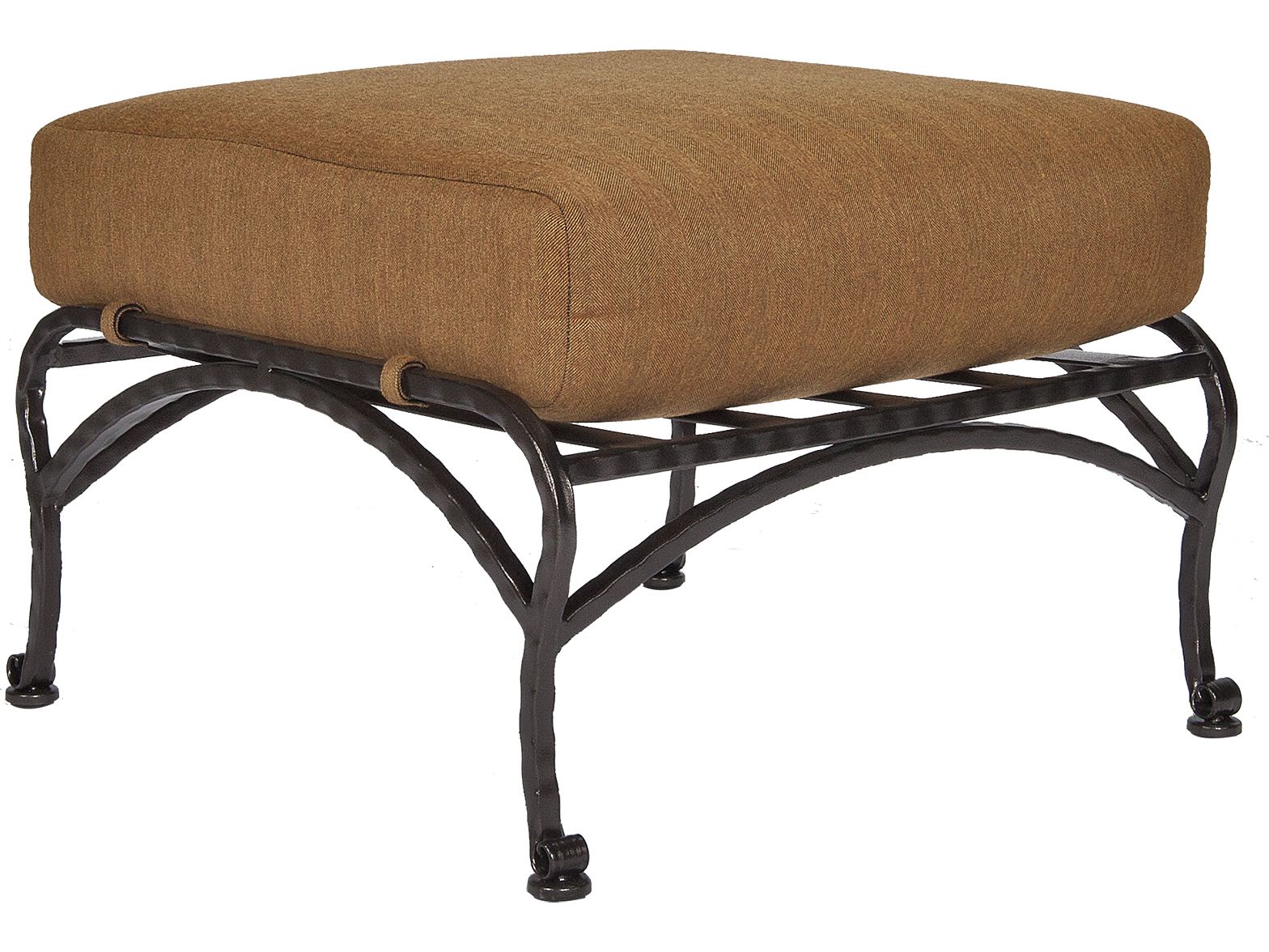 OW Lee San Cristobal Wrought Iron Ottoman OW696O