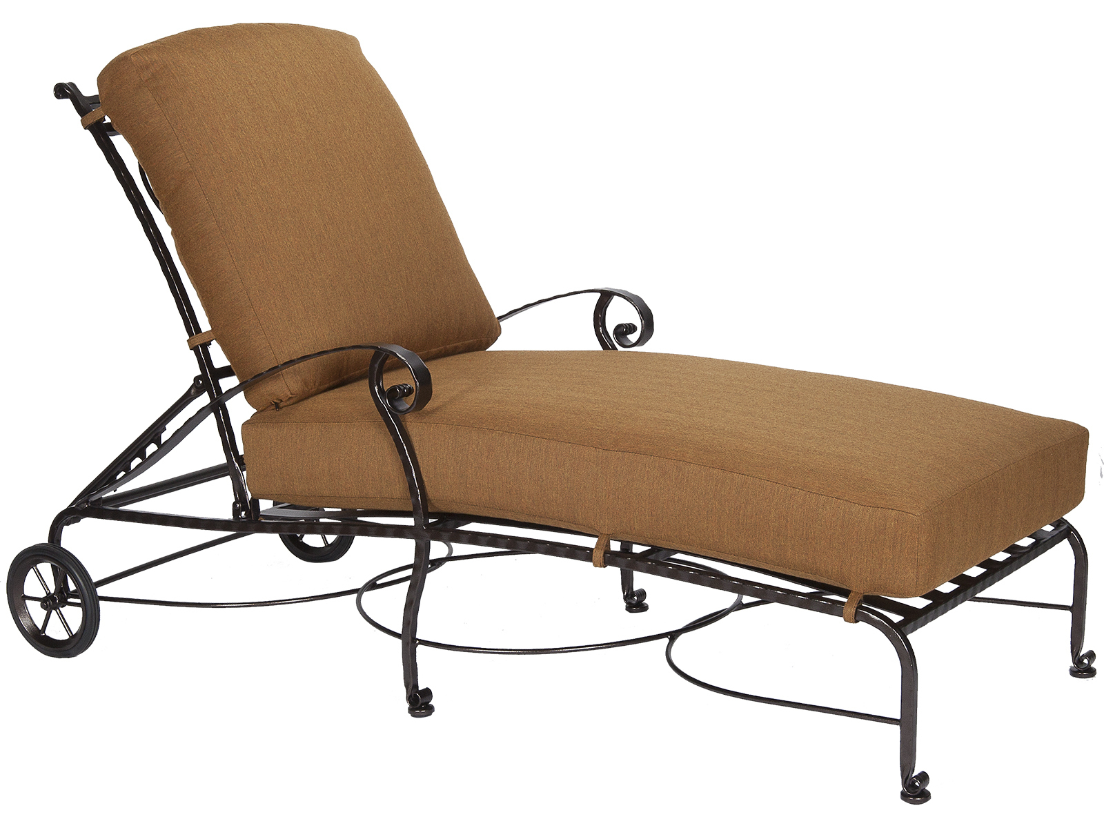OW Lee San Cristobal Wrought Iron Adjustable Chaise Lounge OW699CH