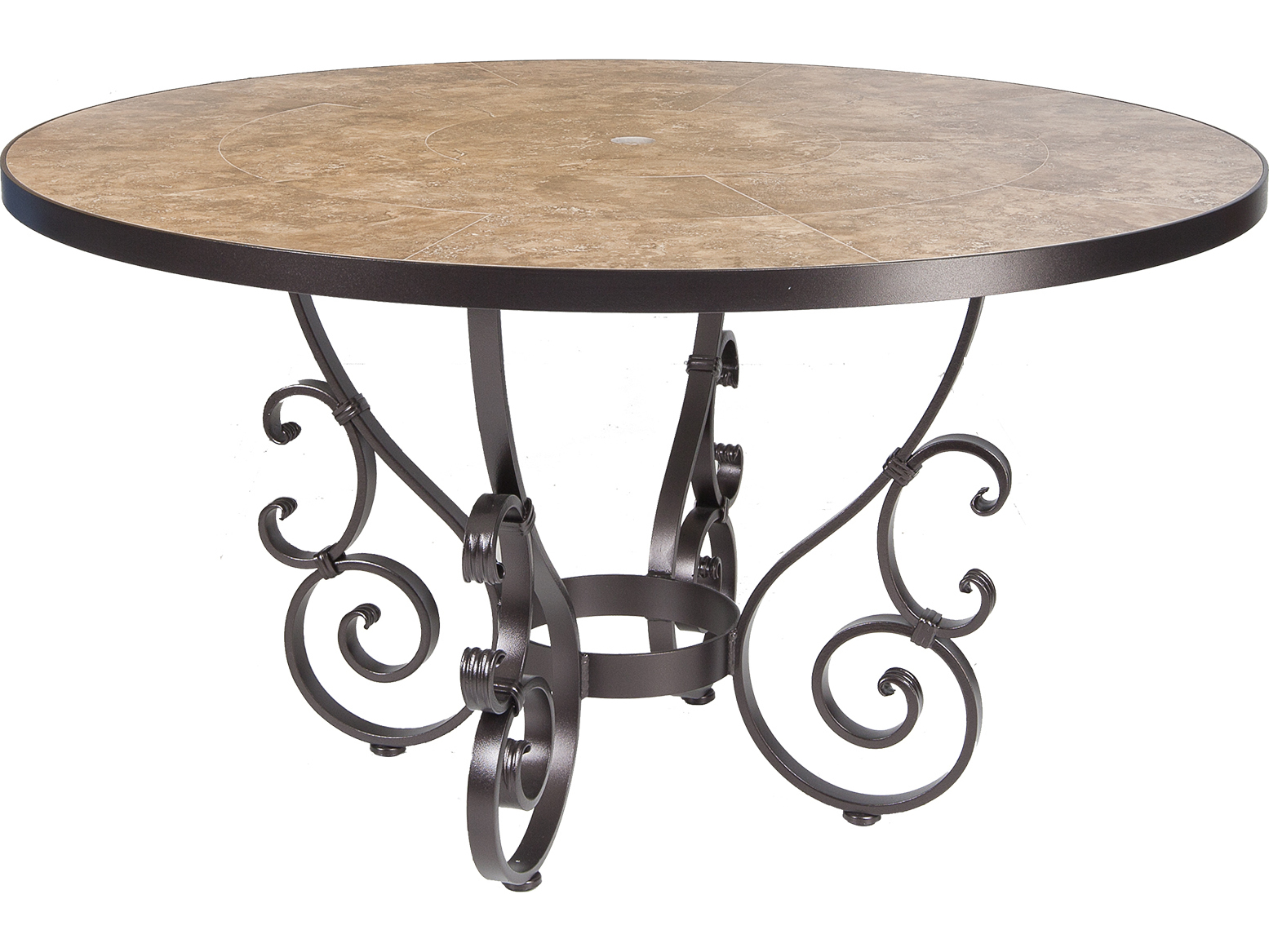 OW Lee San Cristobal Wrought Iron Dining Table Base OW6DT03