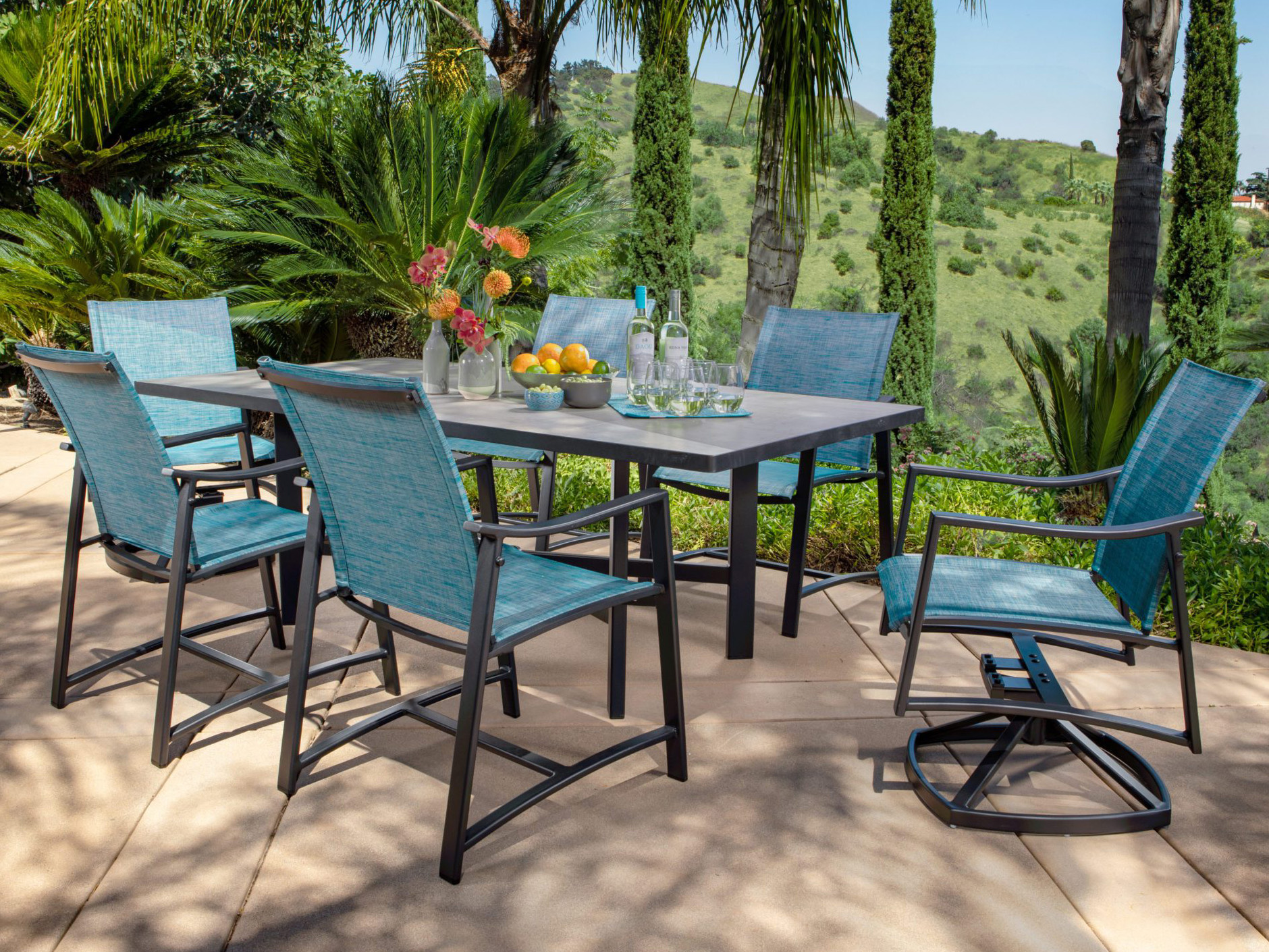 OW Lee Avana Aluminum Dinning Set OWAVANA04