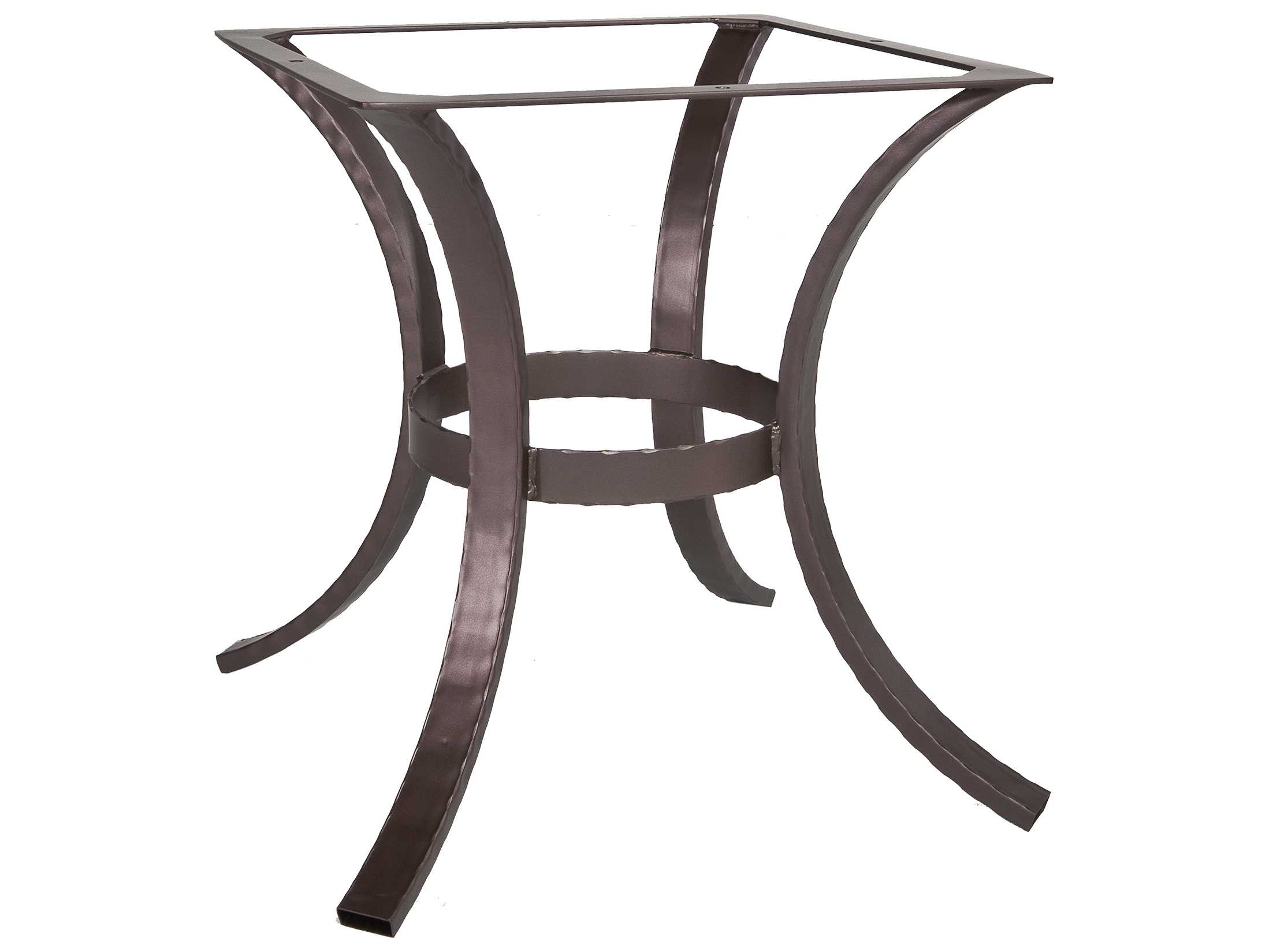 Wrought Iron Patio Table Base OW Lee Hammered Wrought Iron 03 Dining Table Base HIDT03