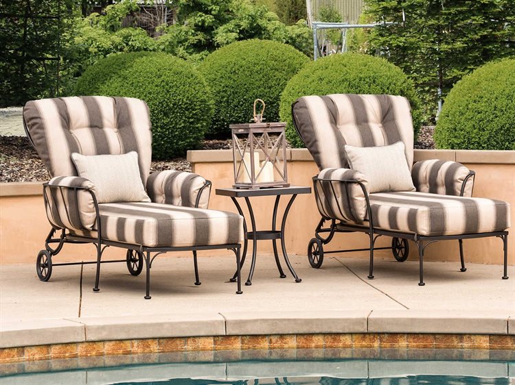 OW Lee Monterra Wrought Iron Lounge Set OWMNTERRALNGSET