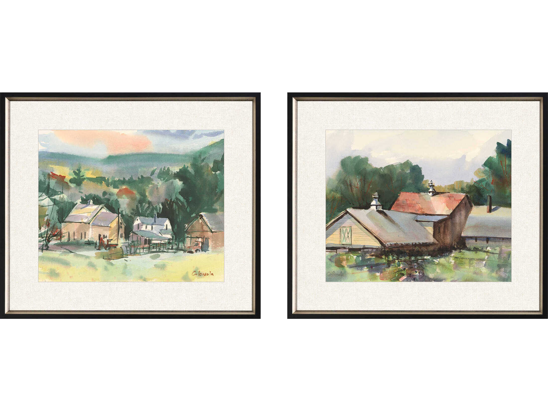 Paragon Scenic Valley FarmII Wall Art (Set of 2) PAD15603