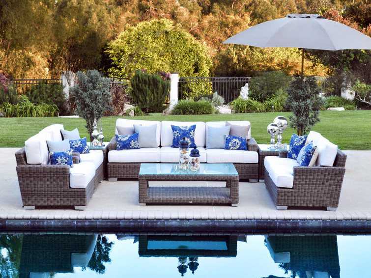 Patio Heaven Signature Palisades Wicker Sofa SB30GSR