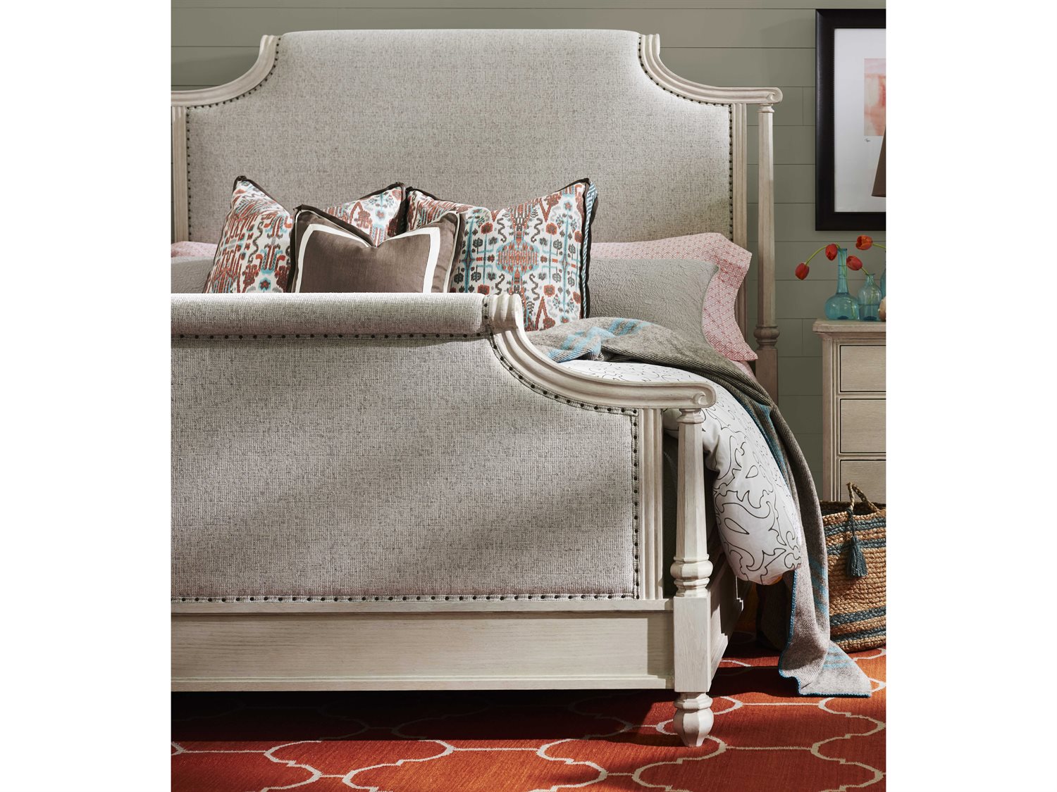 Paula Deen Home Bungalow Veranda Bluff King Size Panel Bed PDH795260B