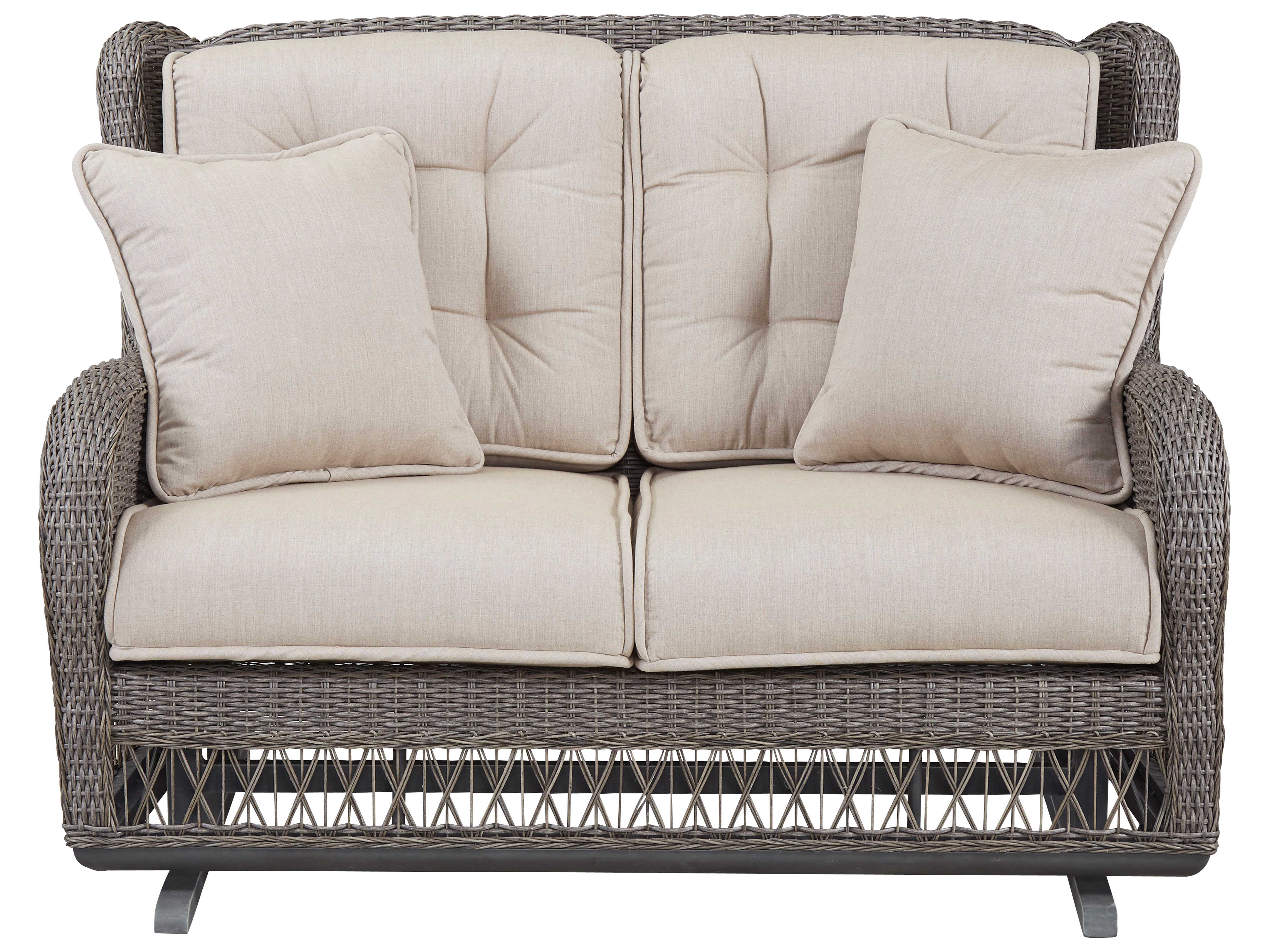 Paula Deen Outdoor Dogwood Wicker Loveseat Glider PDO17003889