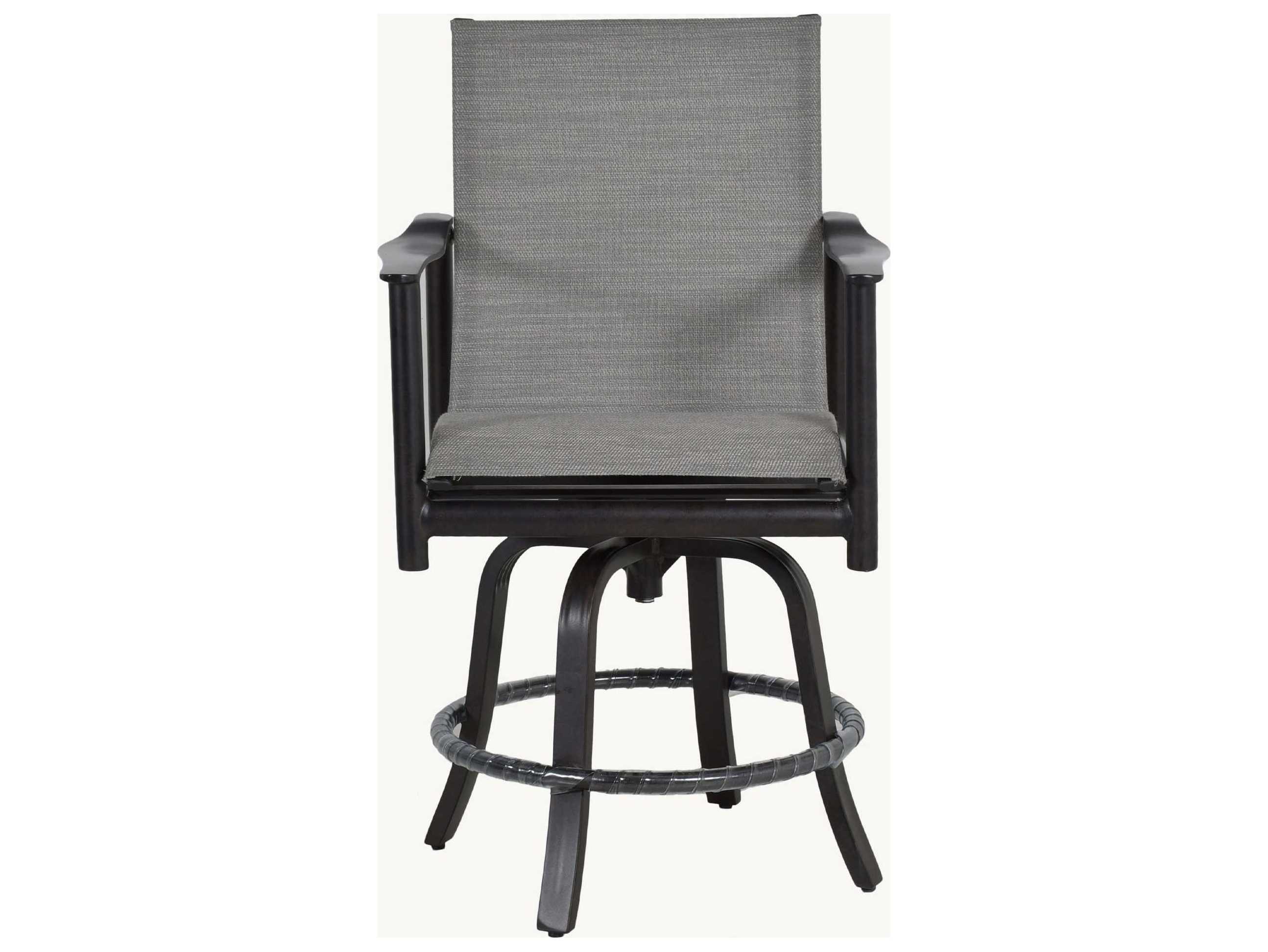 Castelle Barbados Sling Dining Aluminum Swivel Counter Stool PF2A69