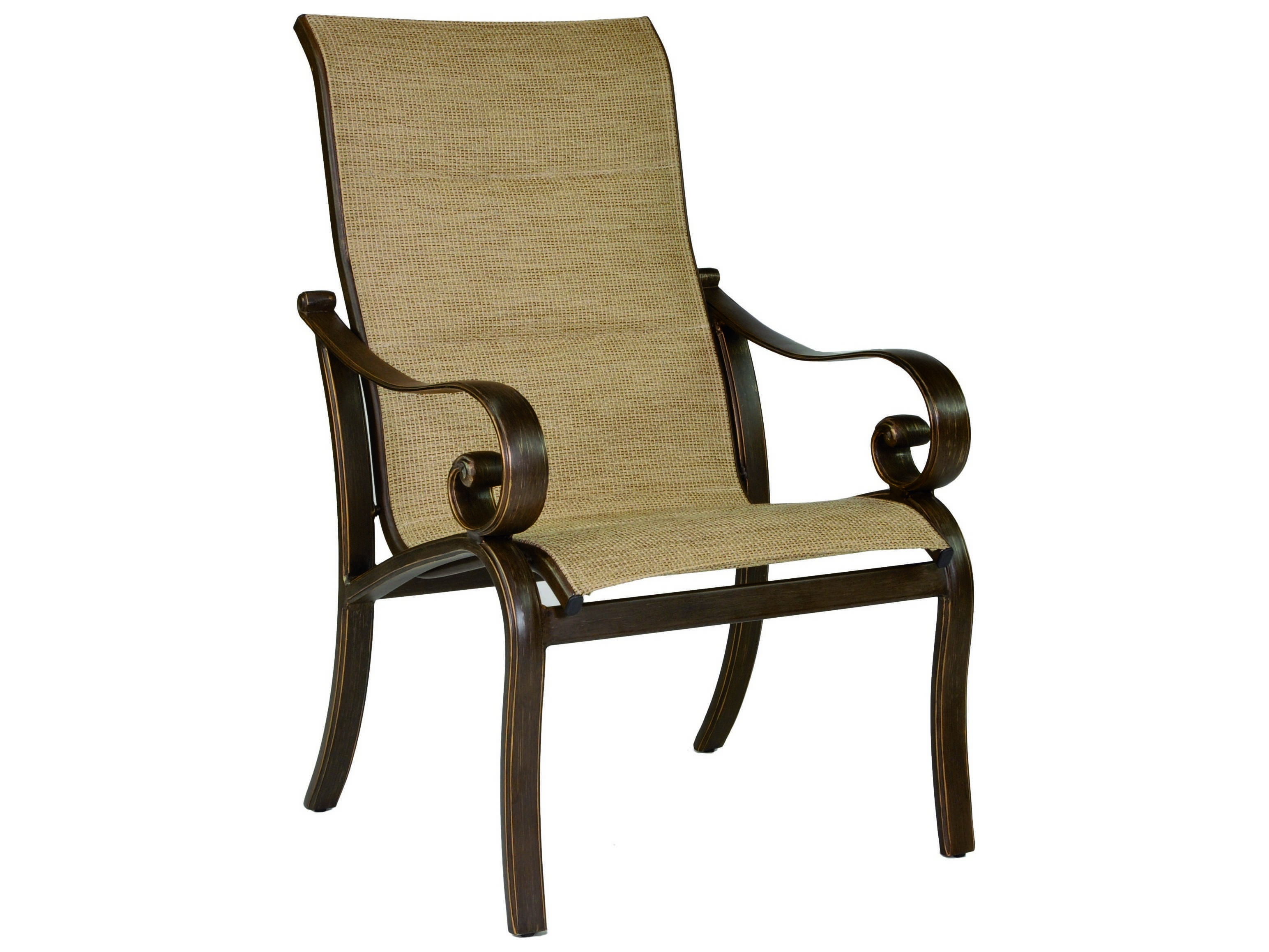 Castelle Veracruz Sling Cast Aluminum Dining Chair 4096