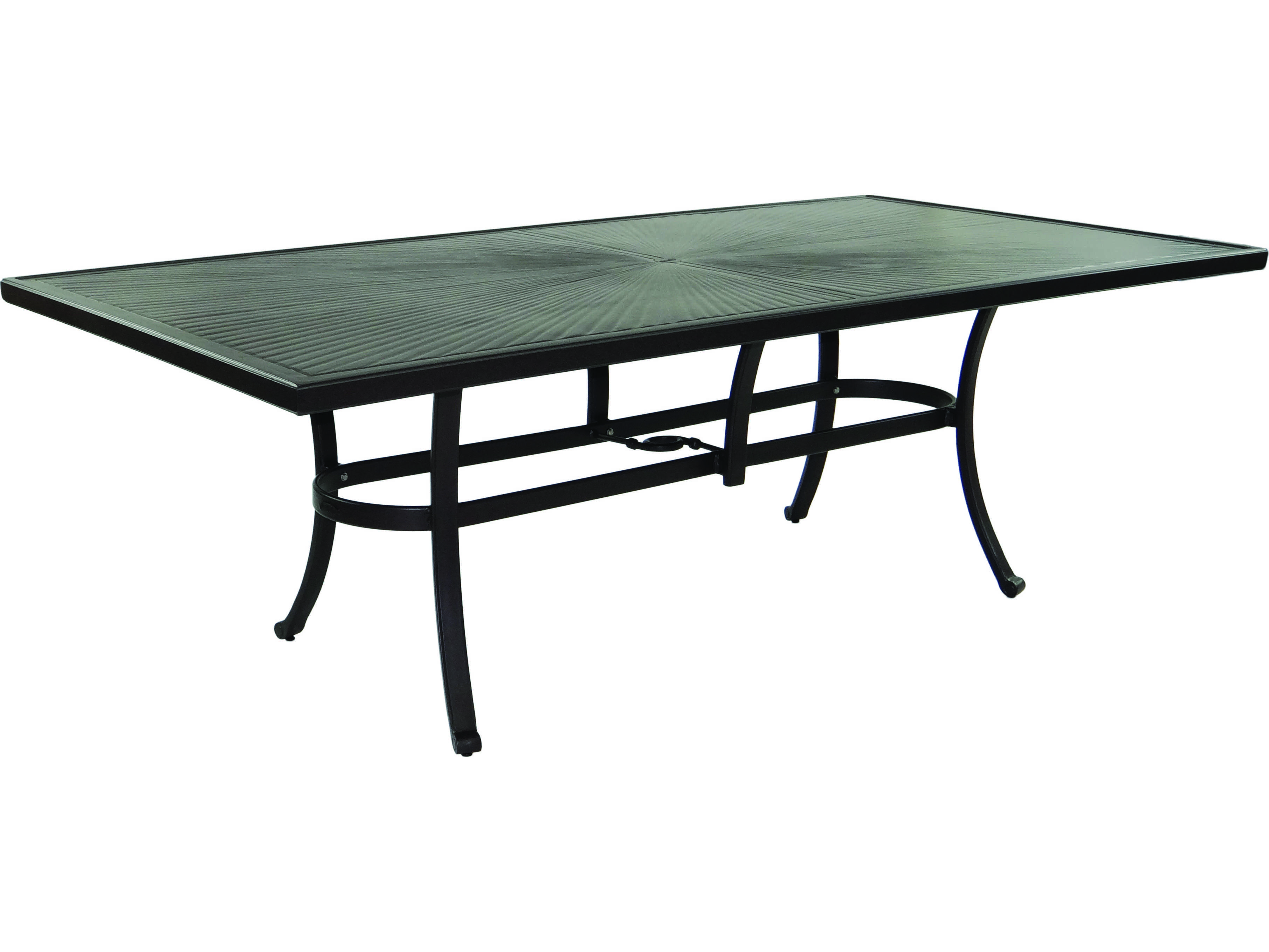 Castelle Vintage Cast Aluminum 8486W x 44D Rectangular Dining Table