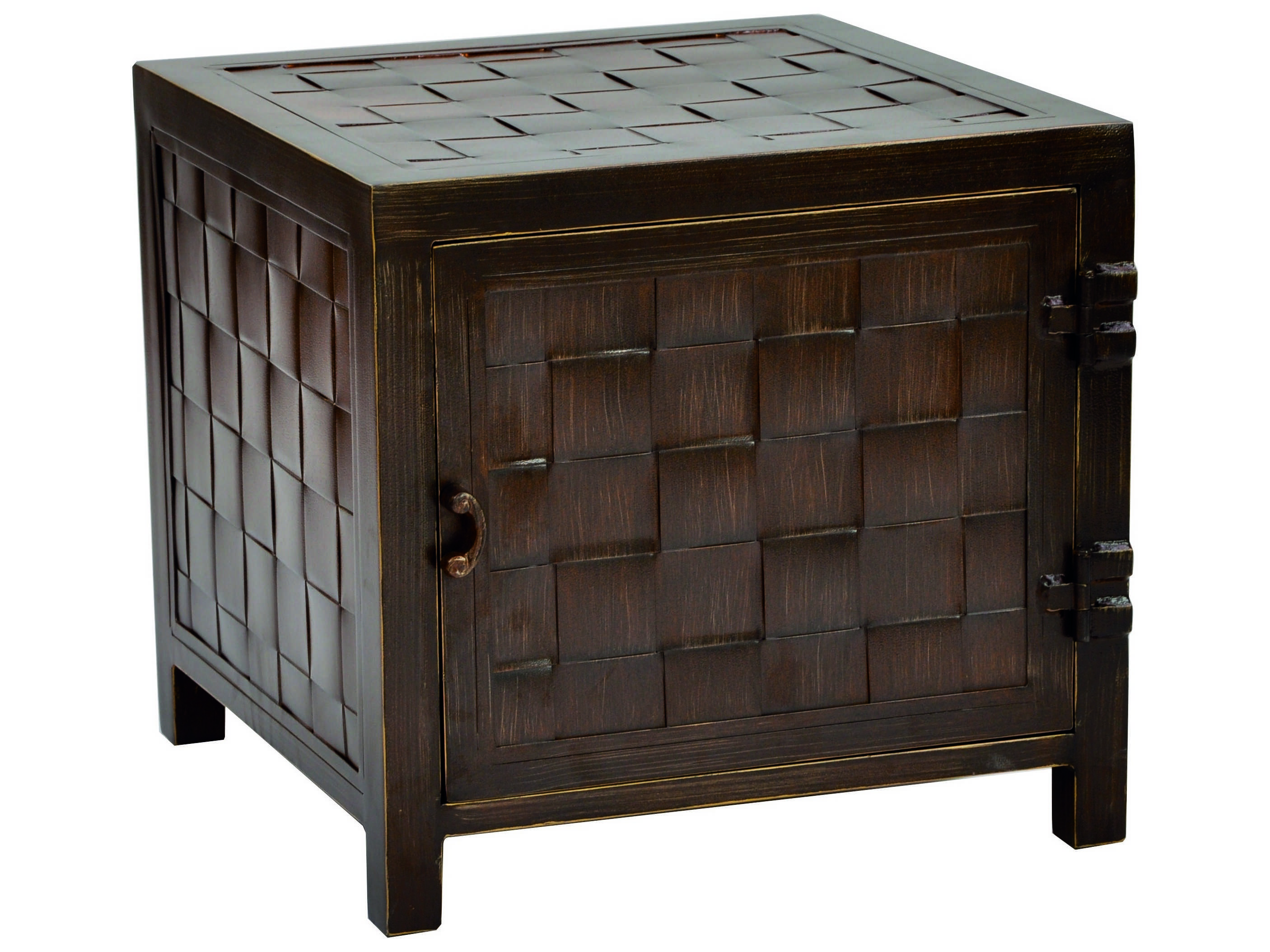 Castelle Aluminum 20 Square Storage / End Table VSS20