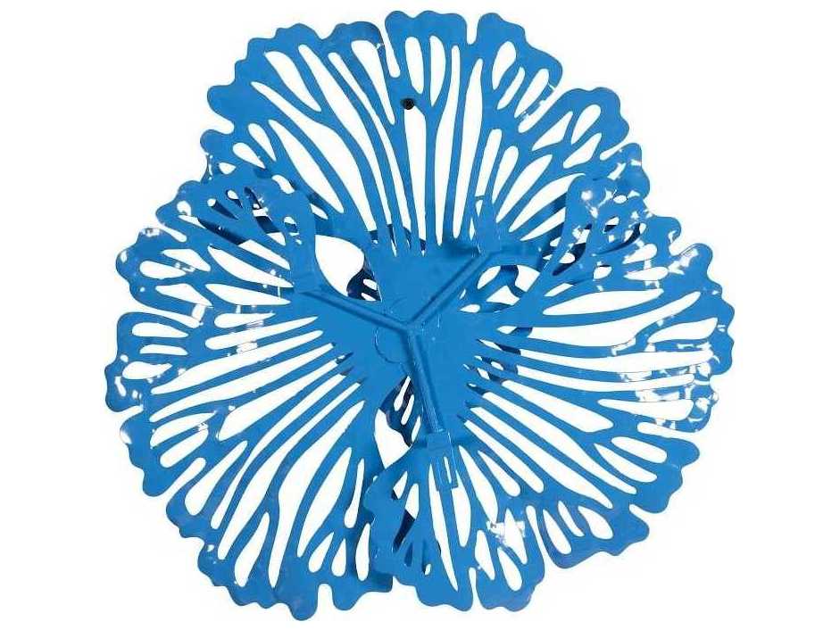 Phillips Collection Blue Flower Metal Wall Art PHCTH109687