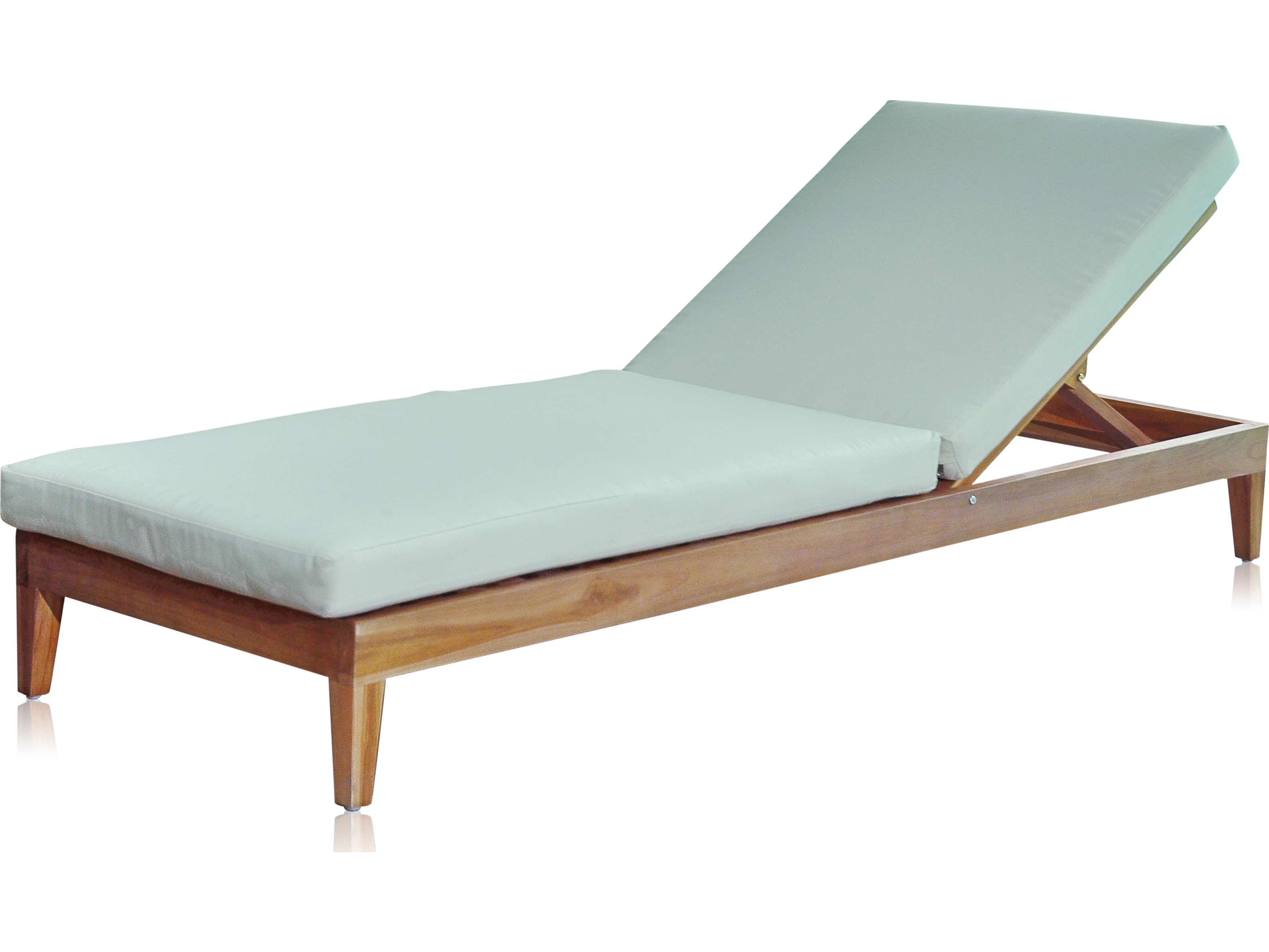 Panama Jack Outdoor Bali Teak Cushion Chaise Lounge PJO3601NATCL