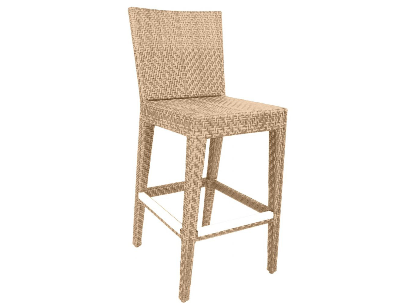 Panama Jack Outdoor Austin Aluminum Wicker Honey Bar Stool PJPJO3801NATBS