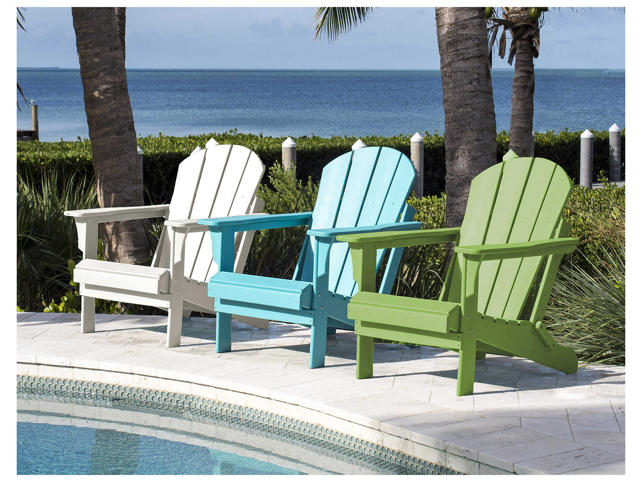 Panama Jack Adirondack Resin Chair PJPJO4001LIME