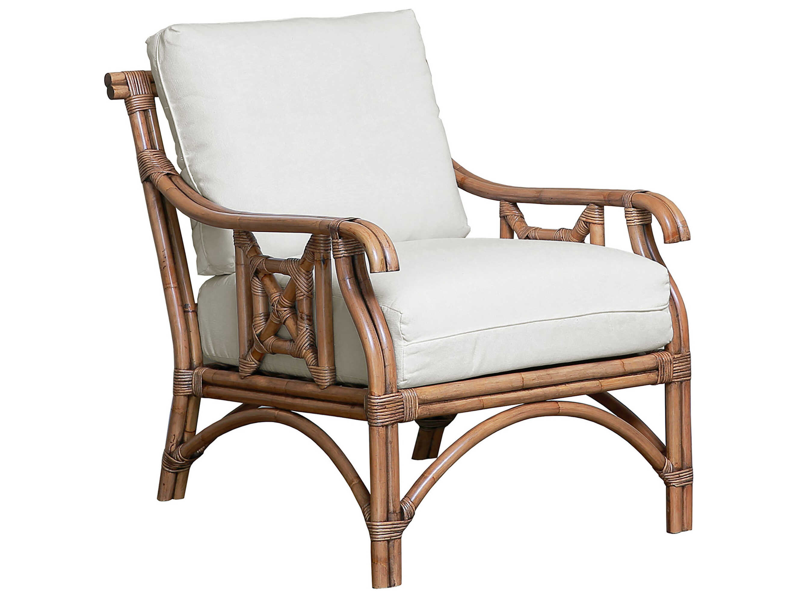 Panama Jack Sunroom Plantation Bay Wicker Cushion Lounge Chair
