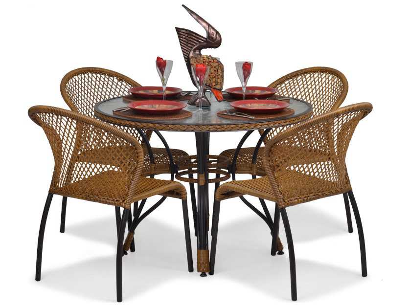Watermark Living Cape Town Aluminum Dining Set 32001SET3