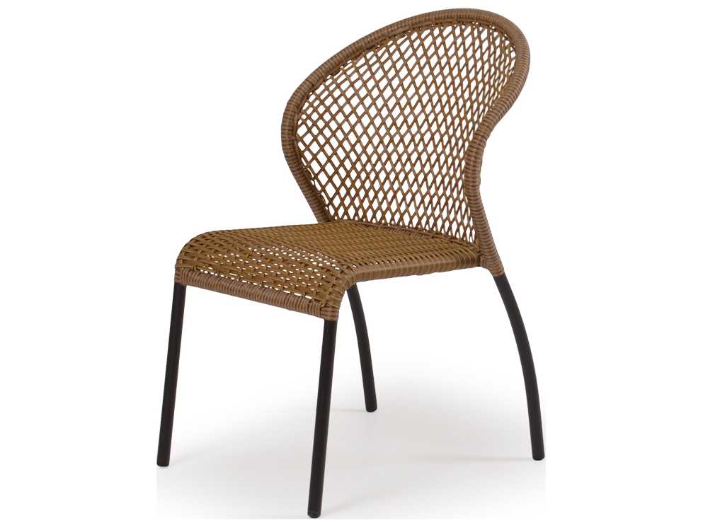 Palm Springs Rattan Aluminum 3200 Series Bistro Dining Chair PS3211